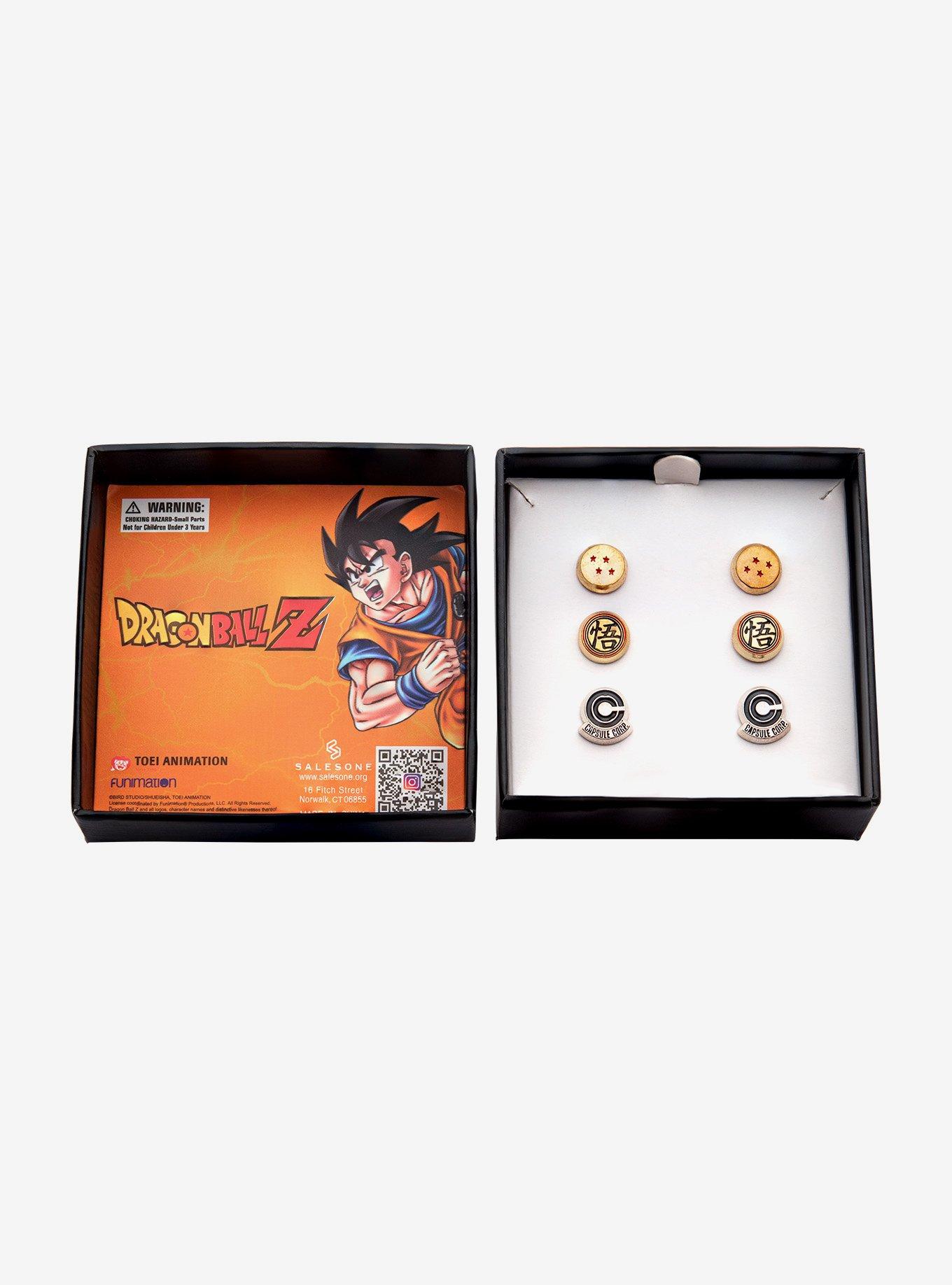 Dragon Ball Z Symbols Stud Earring Set, , hi-res