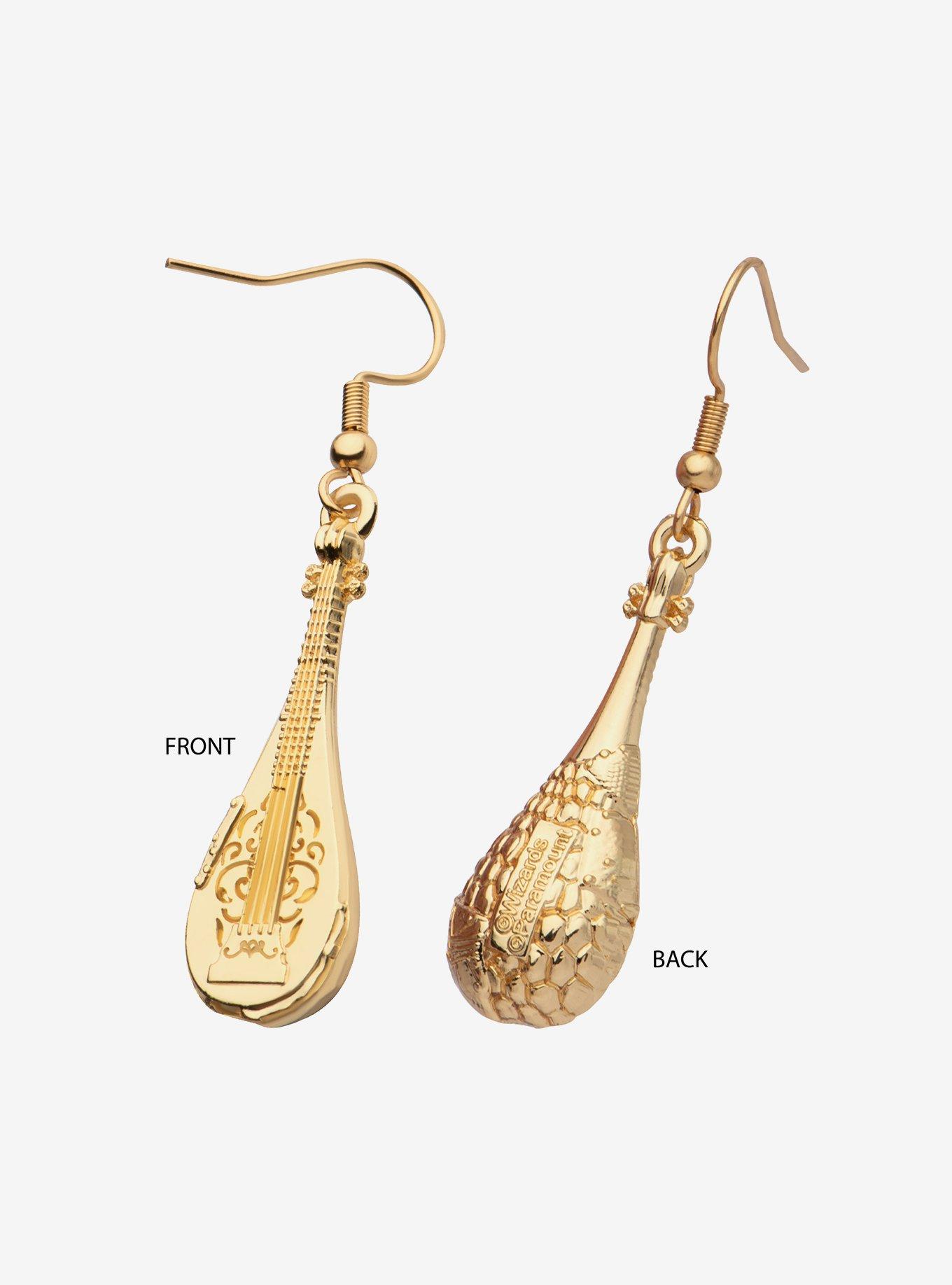 Dungeons & Dragons: Honor Among Thieves Lute Drop Earrings, , alternate
