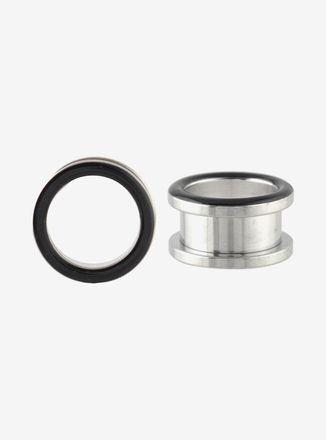 Steel Silver & Silicone Plug 2 Pack, , hi-res
