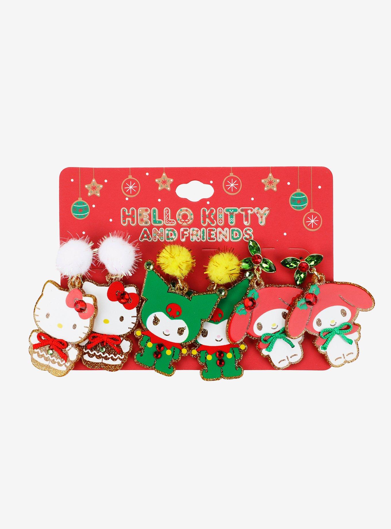 Hello Kitty And Friends Holiday Earring Set, , hi-res