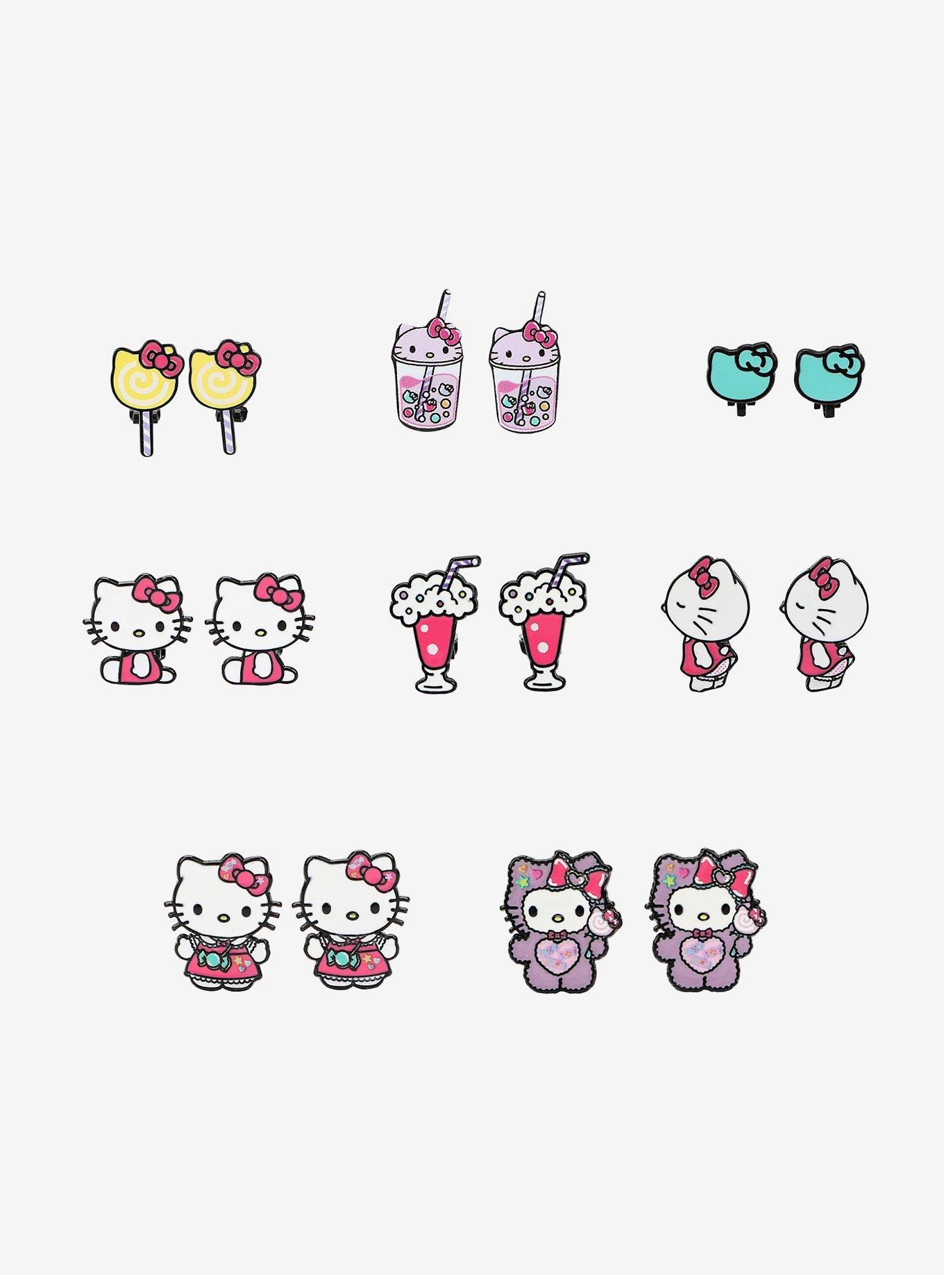 Hello Kitty Treats Clip-On Earring Set, , hi-res