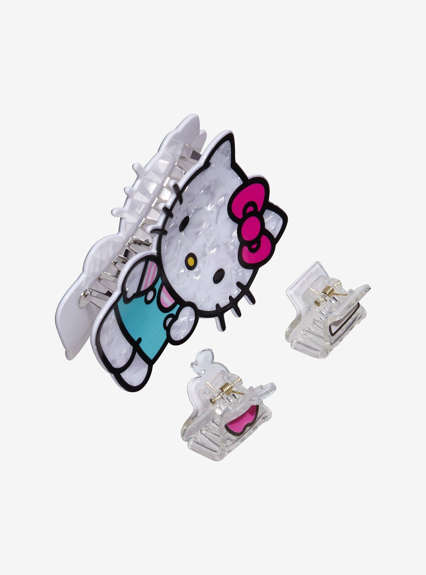 Hello Kitty Pink Icons Hair Clip Set, , alternate