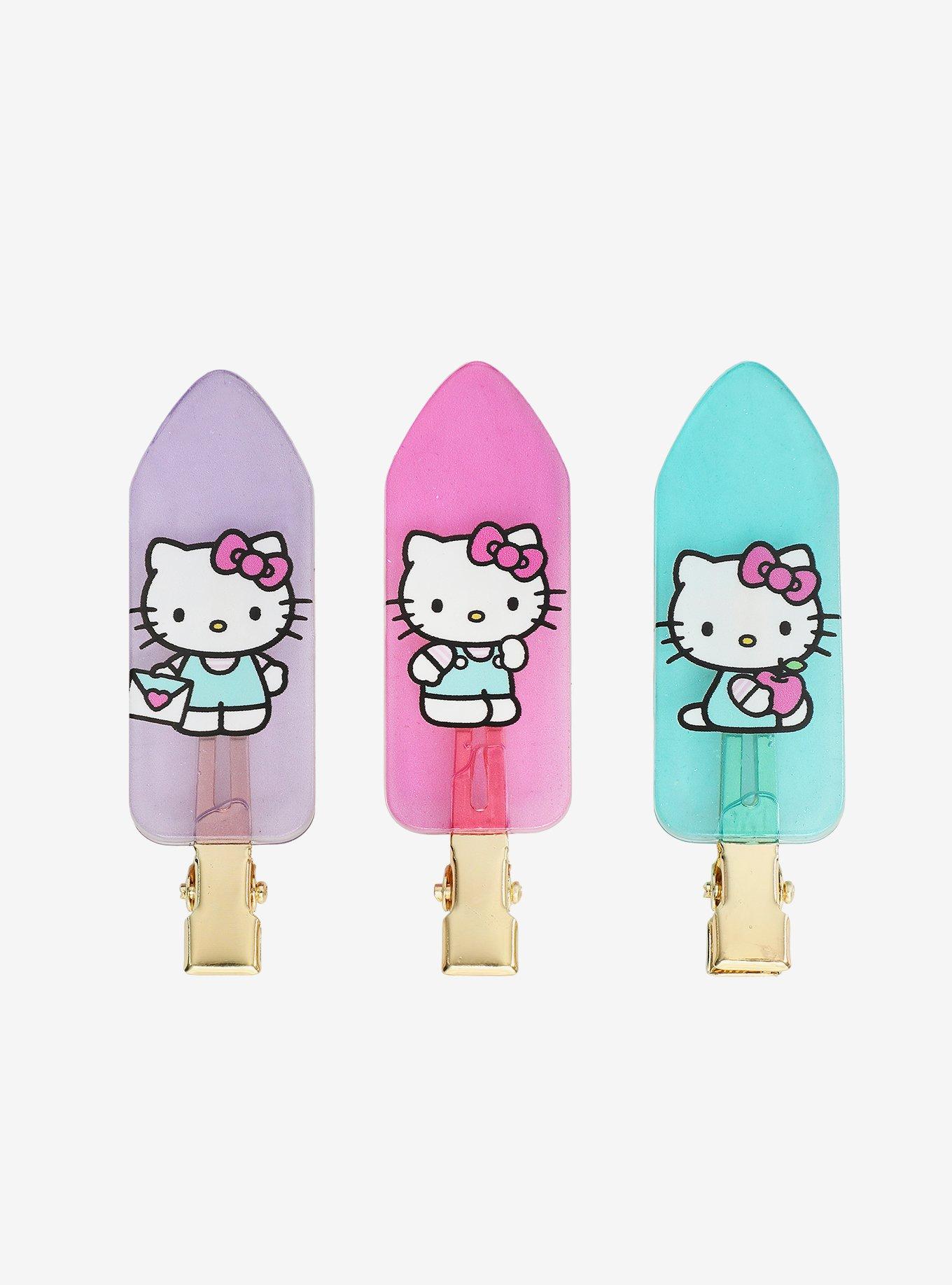 Hello Kitty Headband & Hair Clip Set, , hi-res