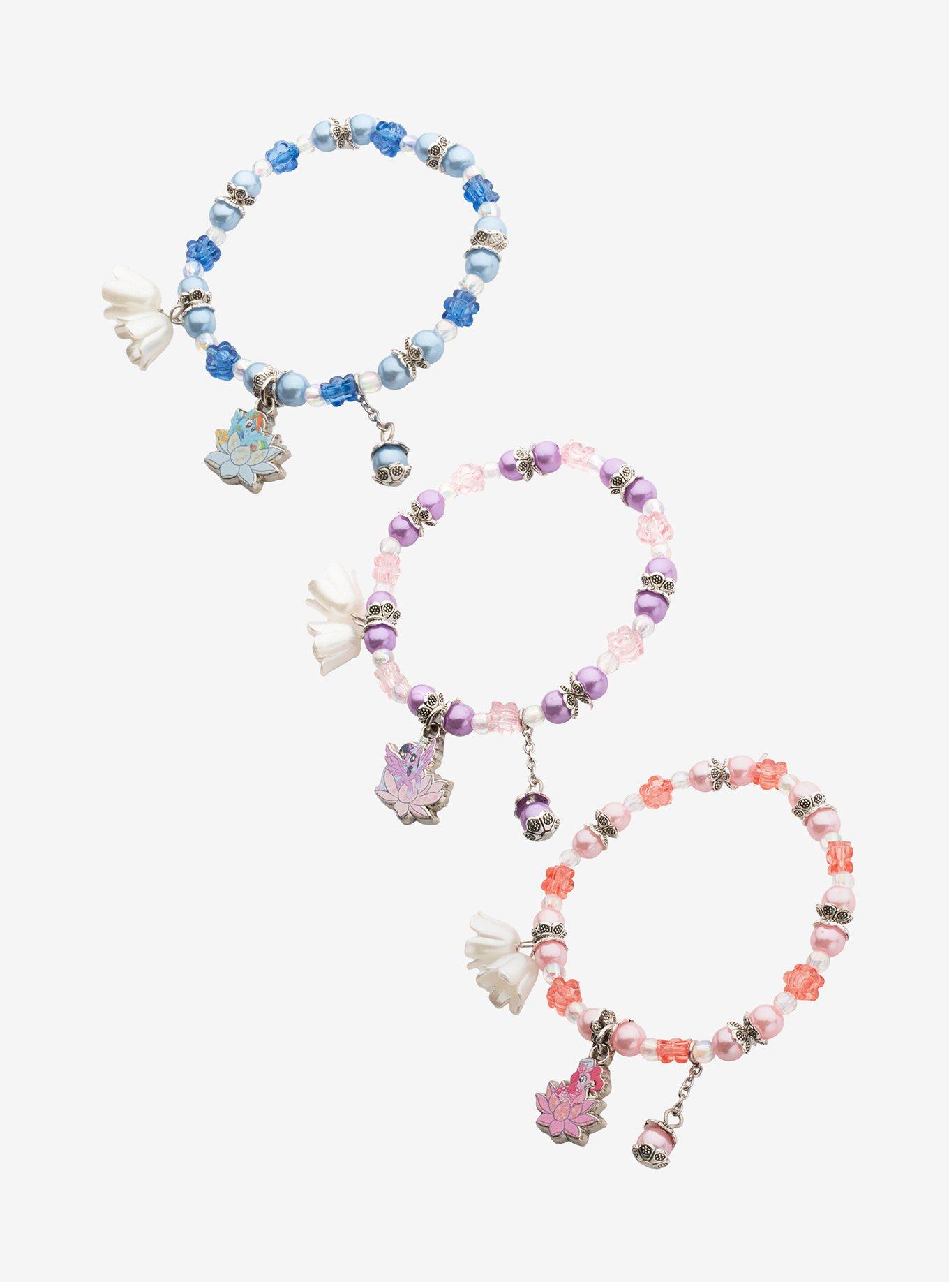 My Little Pony Flower Bead Bracelet Set, , alternate