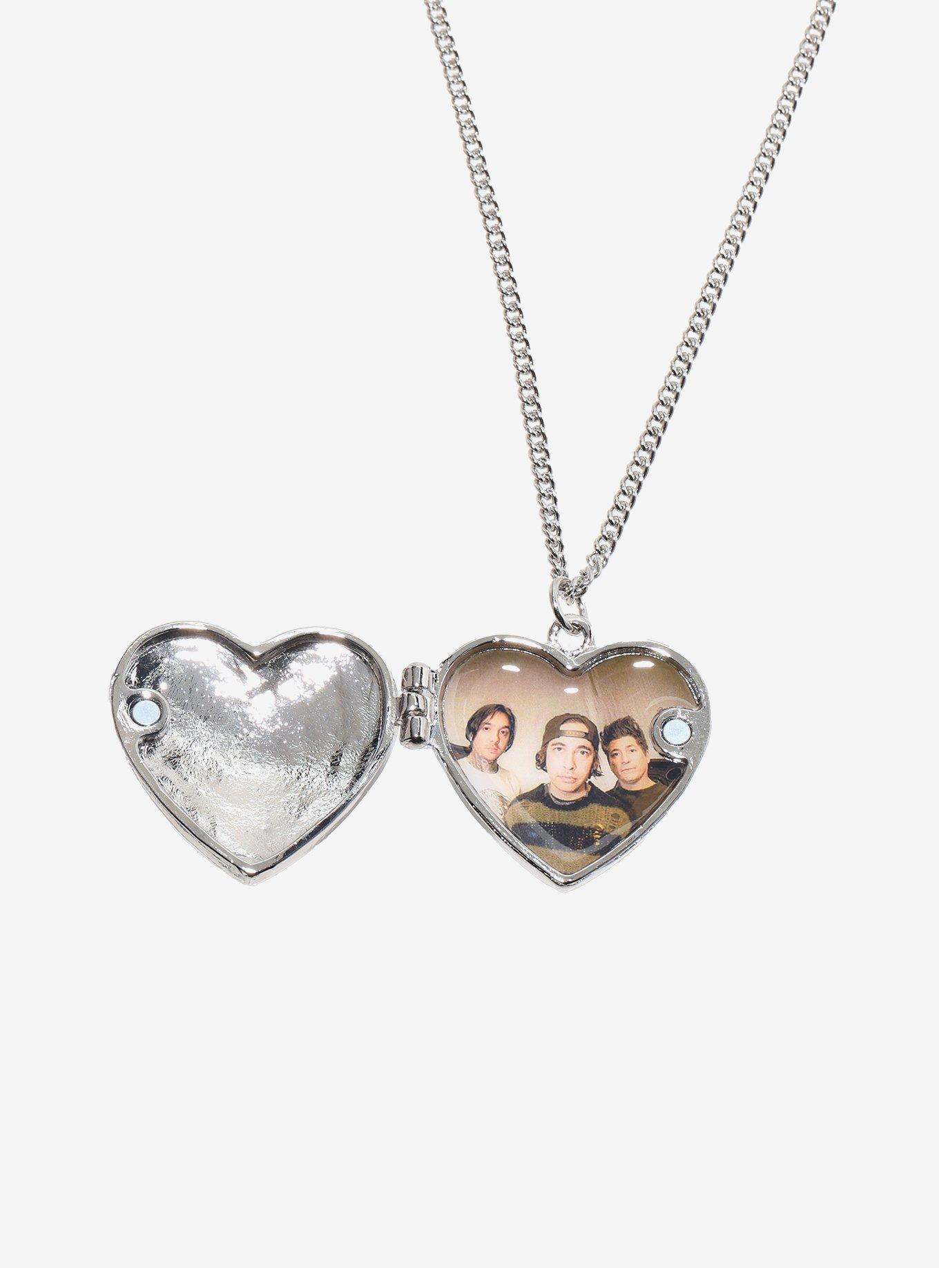 Pierce The Veil Heart Locket Necklace, , alternate