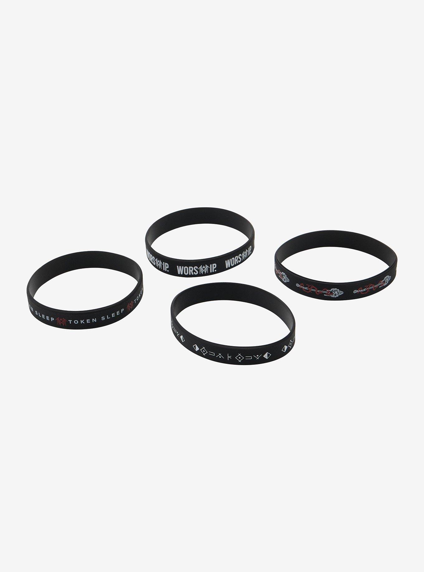 Sleep Token Rubber Bracelet Set, , hi-res