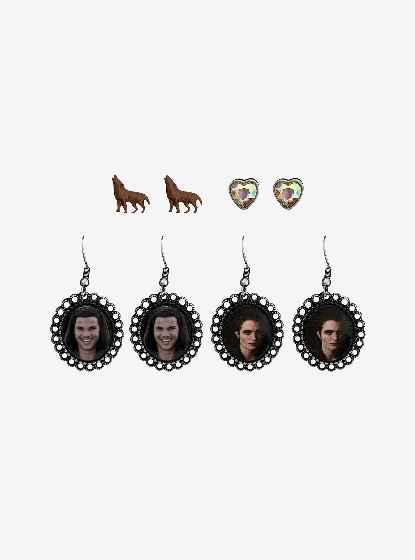 Twilight Edward & Jacob Earring Set, , hi-res