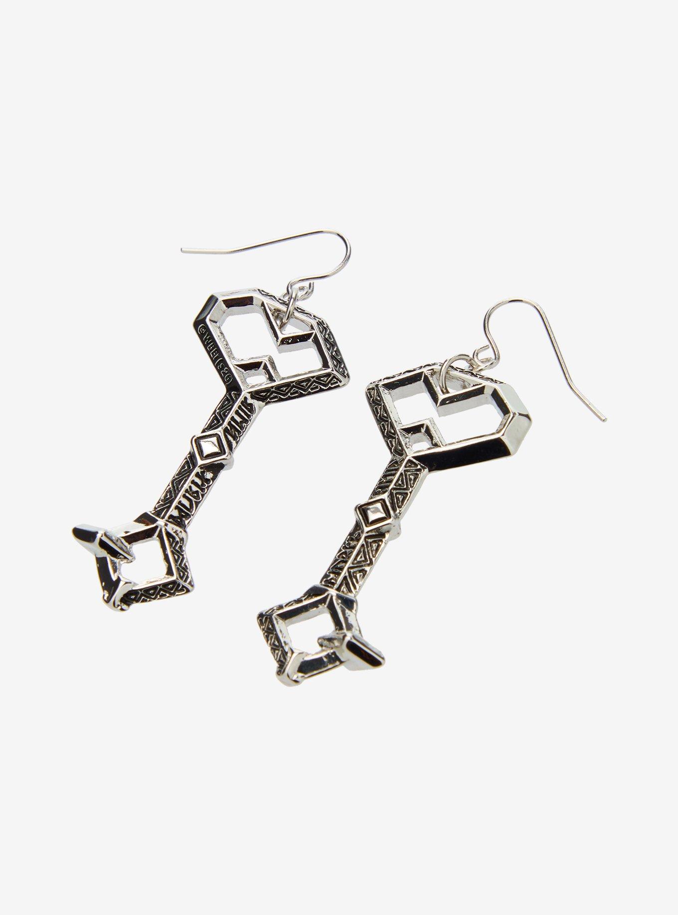 The Hobbit Key Of Thorin Replica Drop Earrings, , alternate