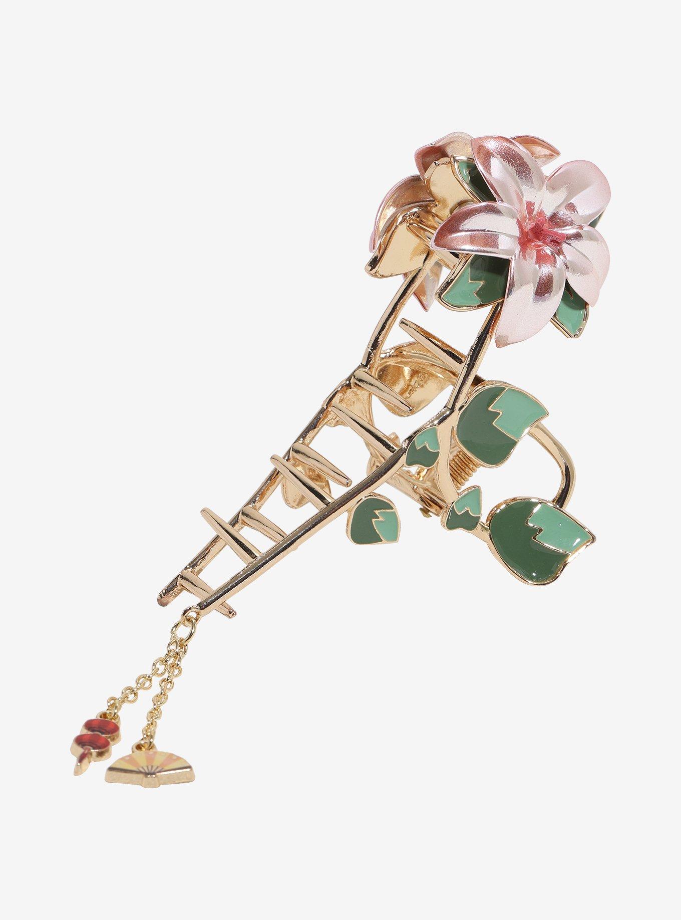 Disney Mulan Flower Figural Claw Hair Clip, , alternate