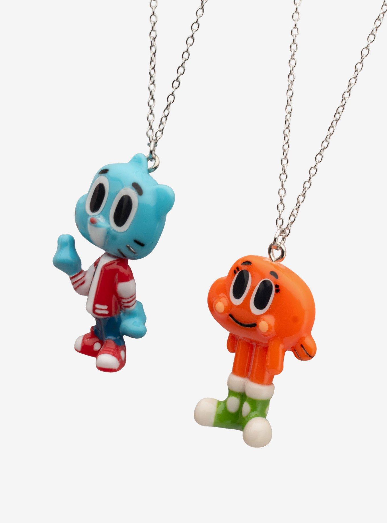 The Amazing World Of Gumball Best Friend Necklace Set, , alternate