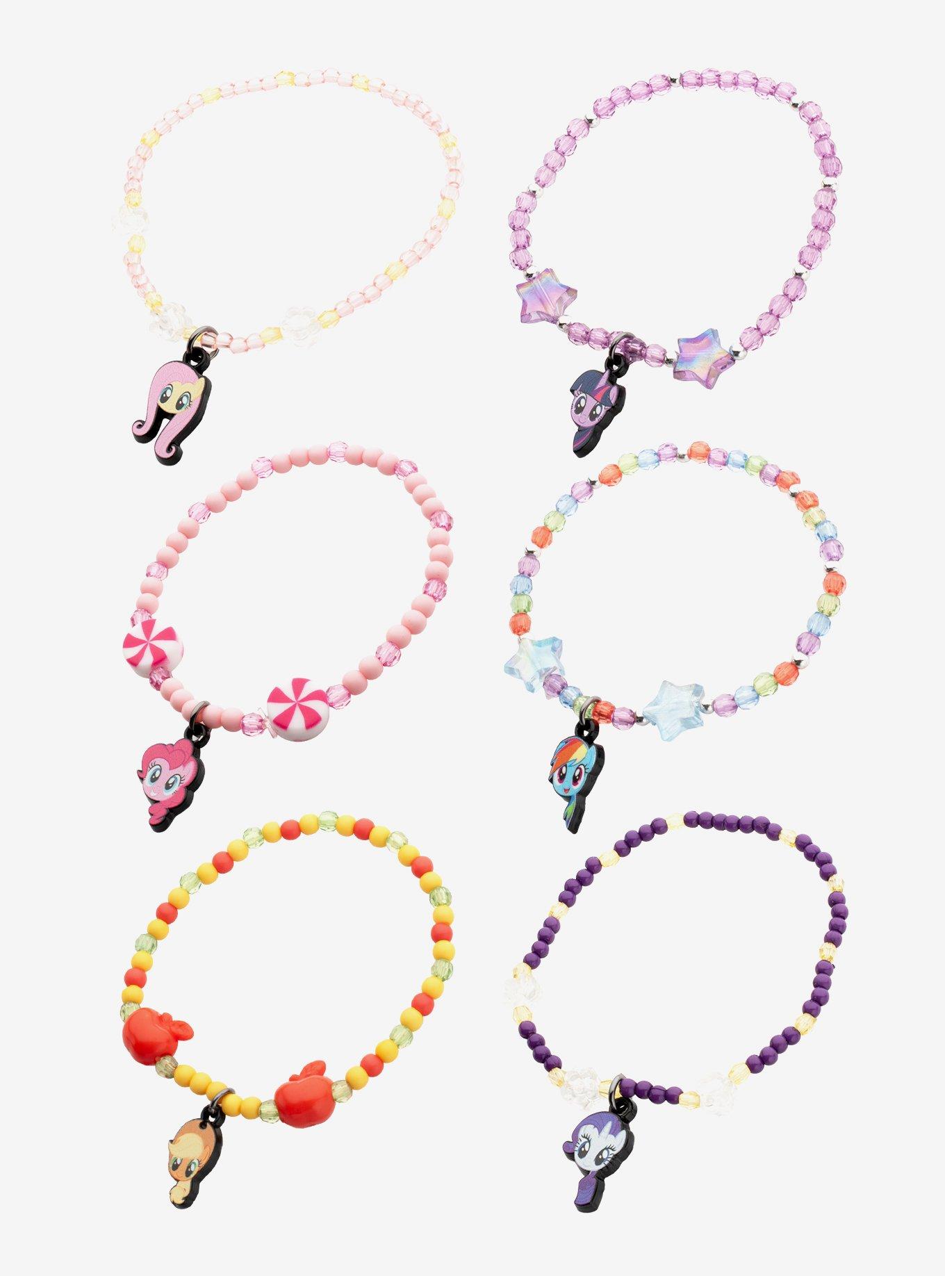 My Little Pony: Friendship Is Magic Character Bead Bracelet Set, , alternate