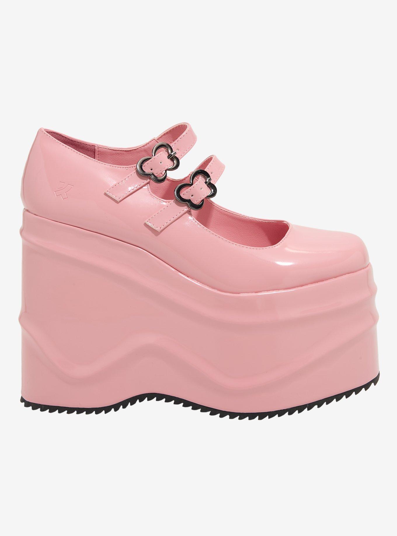 Koi Pink Good Fairy Platform Mary Janes, , hi-res
