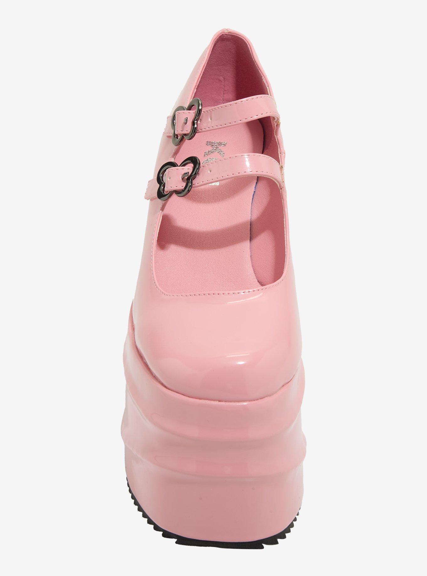 Koi Pink Good Fairy Platform Mary Janes, PINK, alternate