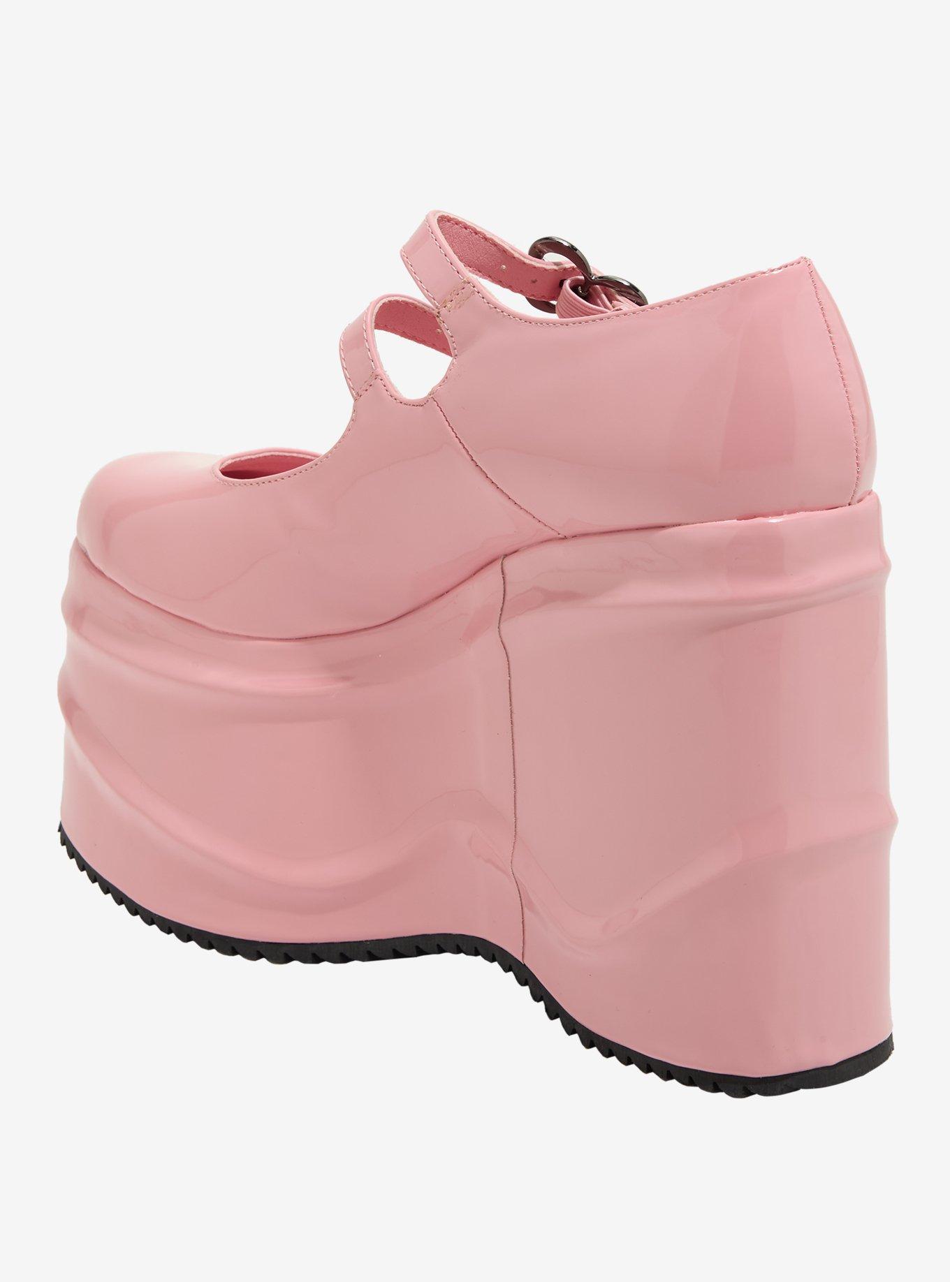 Koi Pink Good Fairy Platform Mary Janes, PINK, alternate