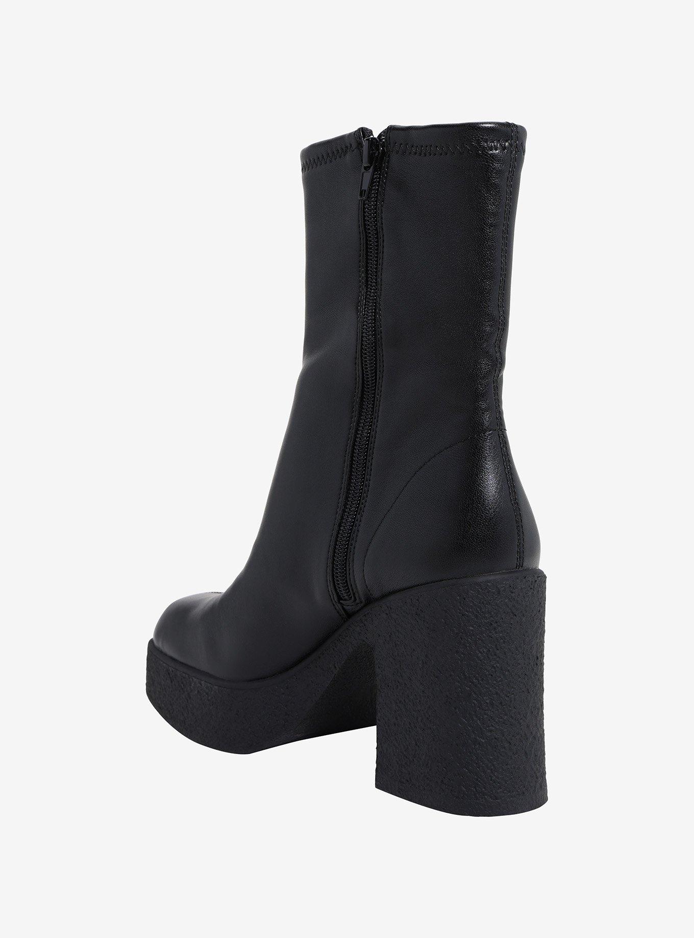 Chinese Laundry Black Callahan Heel Boots, , hi-res