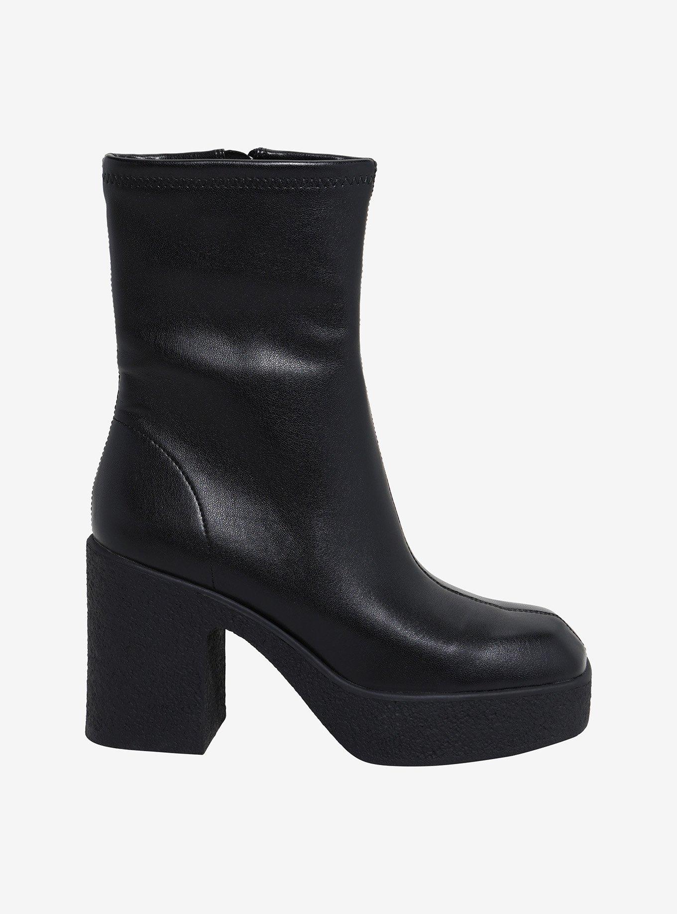 Chinese Laundry Black Callahan Heel Boots, BLACK, alternate