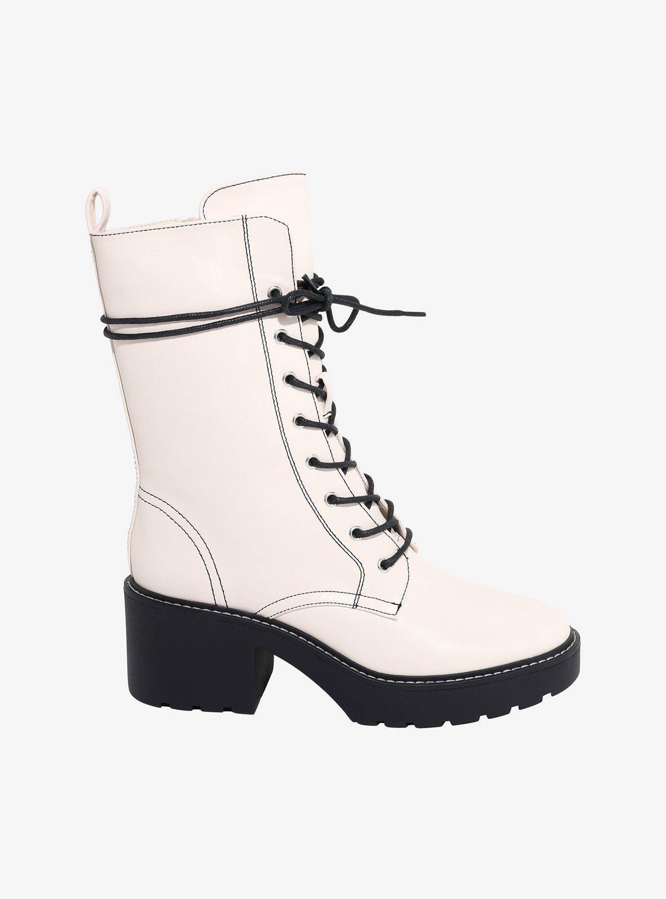 Chinese Laundry White Harker Heel Boots, , alternate