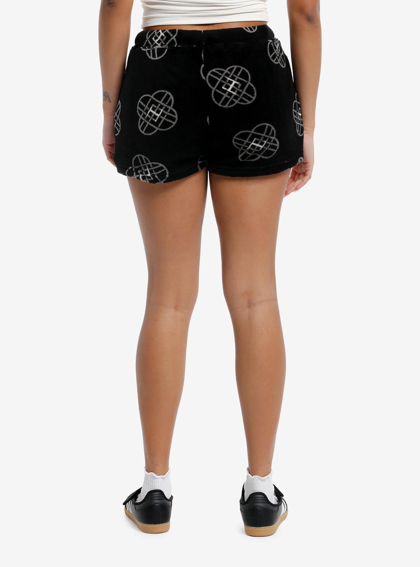 KPop Demon Hunters Huntrix Fuzzy Girls Lounge Shorts, , hi-res