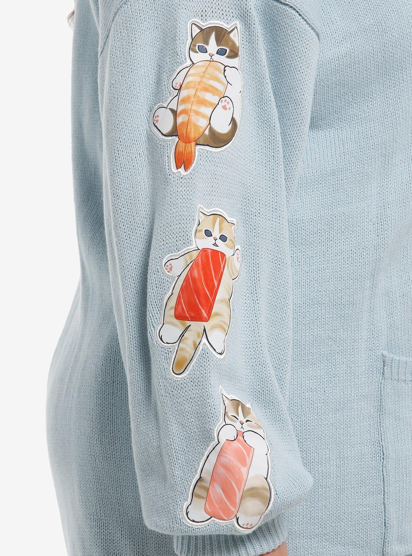 Mofusand Sushi Girls Cardigan Plus Size, MULTI, alternate