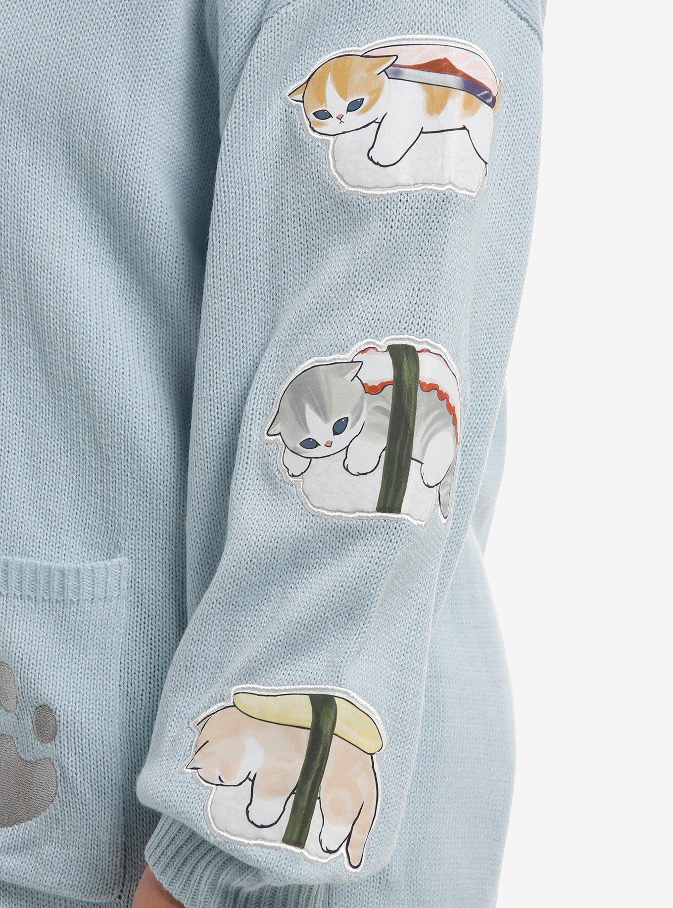 Mofusand Sushi Girls Cardigan Plus Size, MULTI, alternate