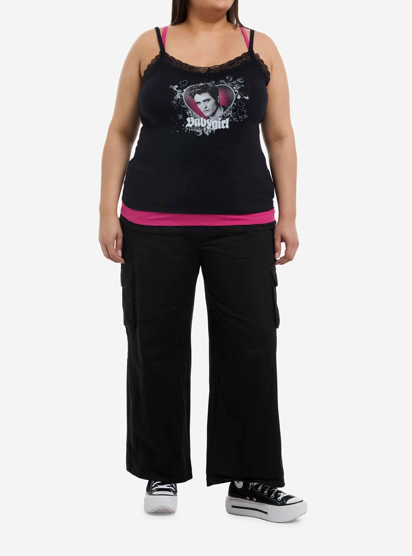 The Twilight Saga Babygirl Edward Layered Girls Cami Plus Size, , hi-res