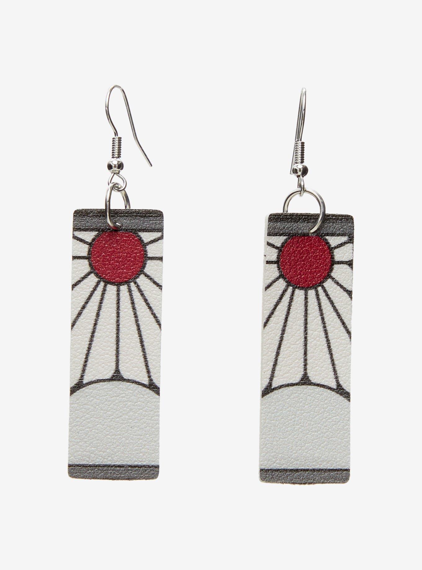 Demon Slayer: Kimetsu no Yaiba Tanjiro Replica Earrings - BoxLunch Exclusive, , hi-res