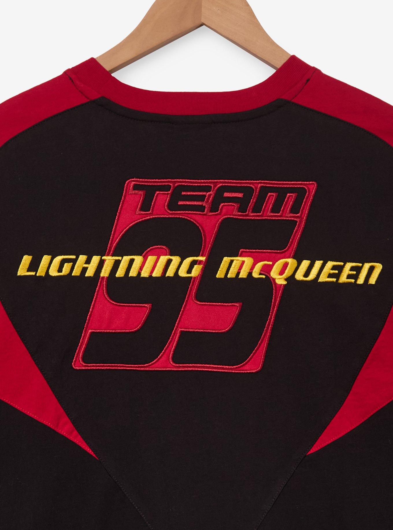 Disney Pixar Cars Logos Long Sleeve T-Shirt &mdash; BoxLunch Exclusive, BLACK, alternate