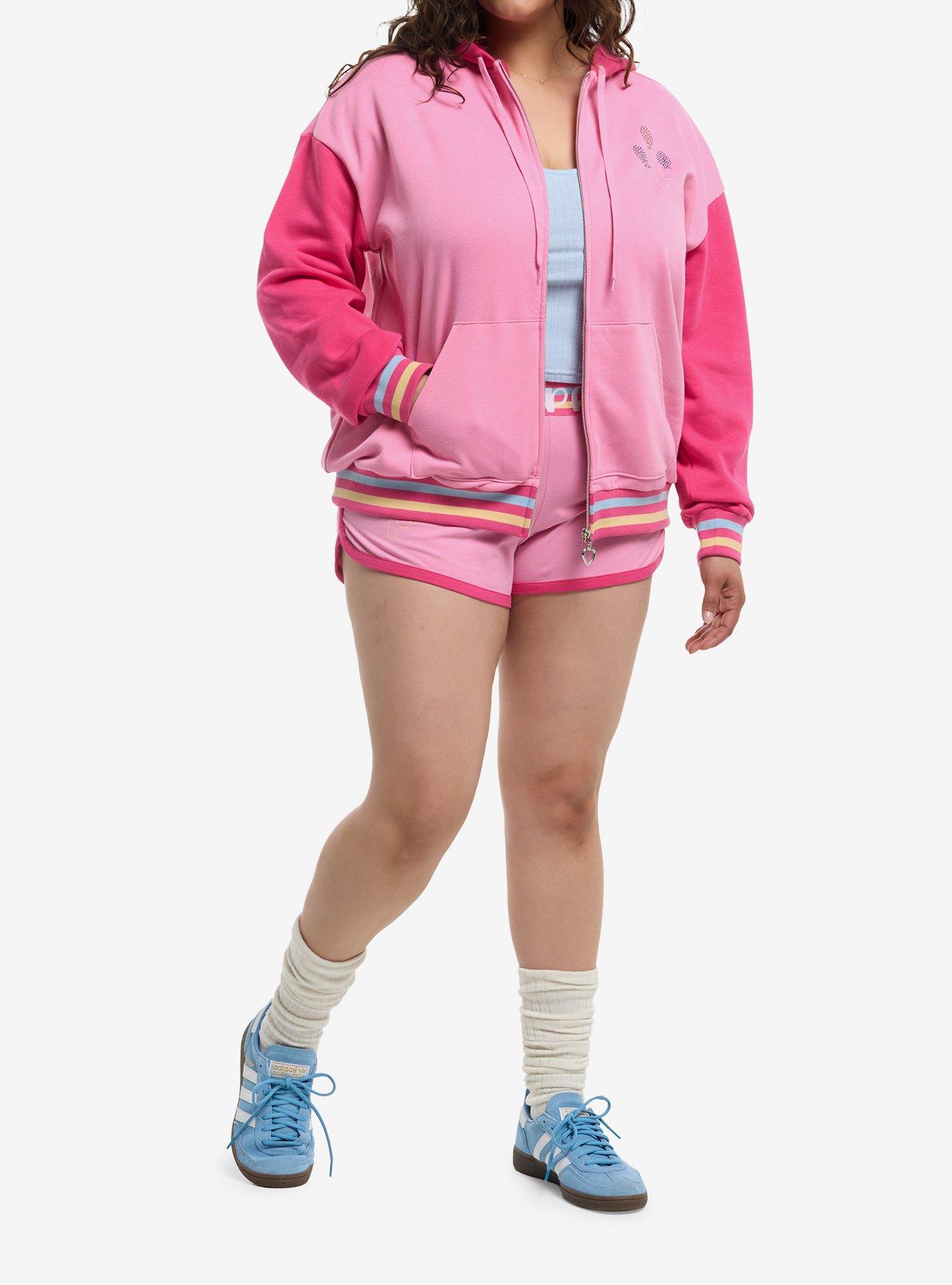 My Little Pony Pinkie Pie Rhinestone Girls Hoodie Plus Size, , hi-res