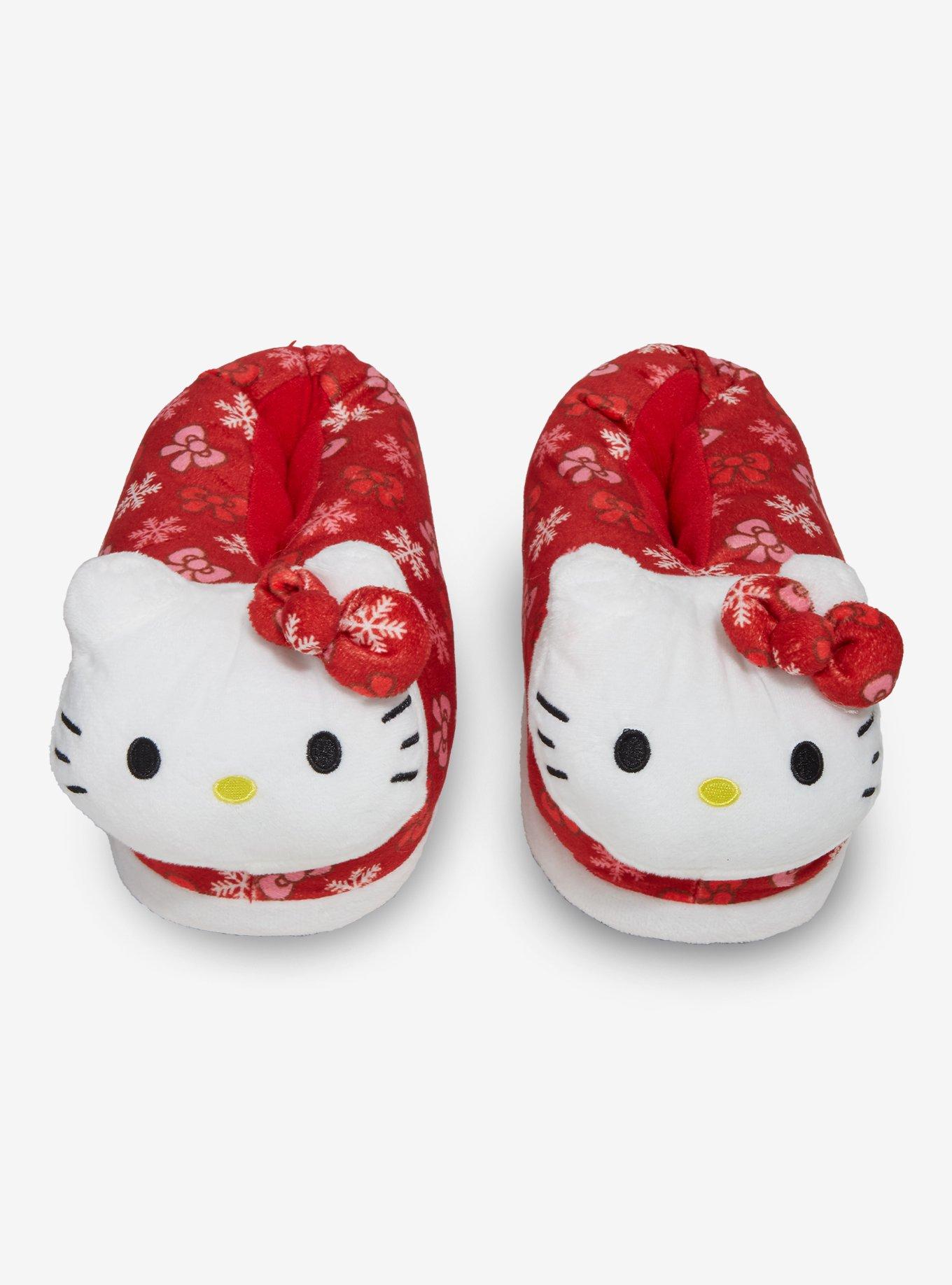 Hello Kitty Holiday Plush Slippers, MULTI, alternate