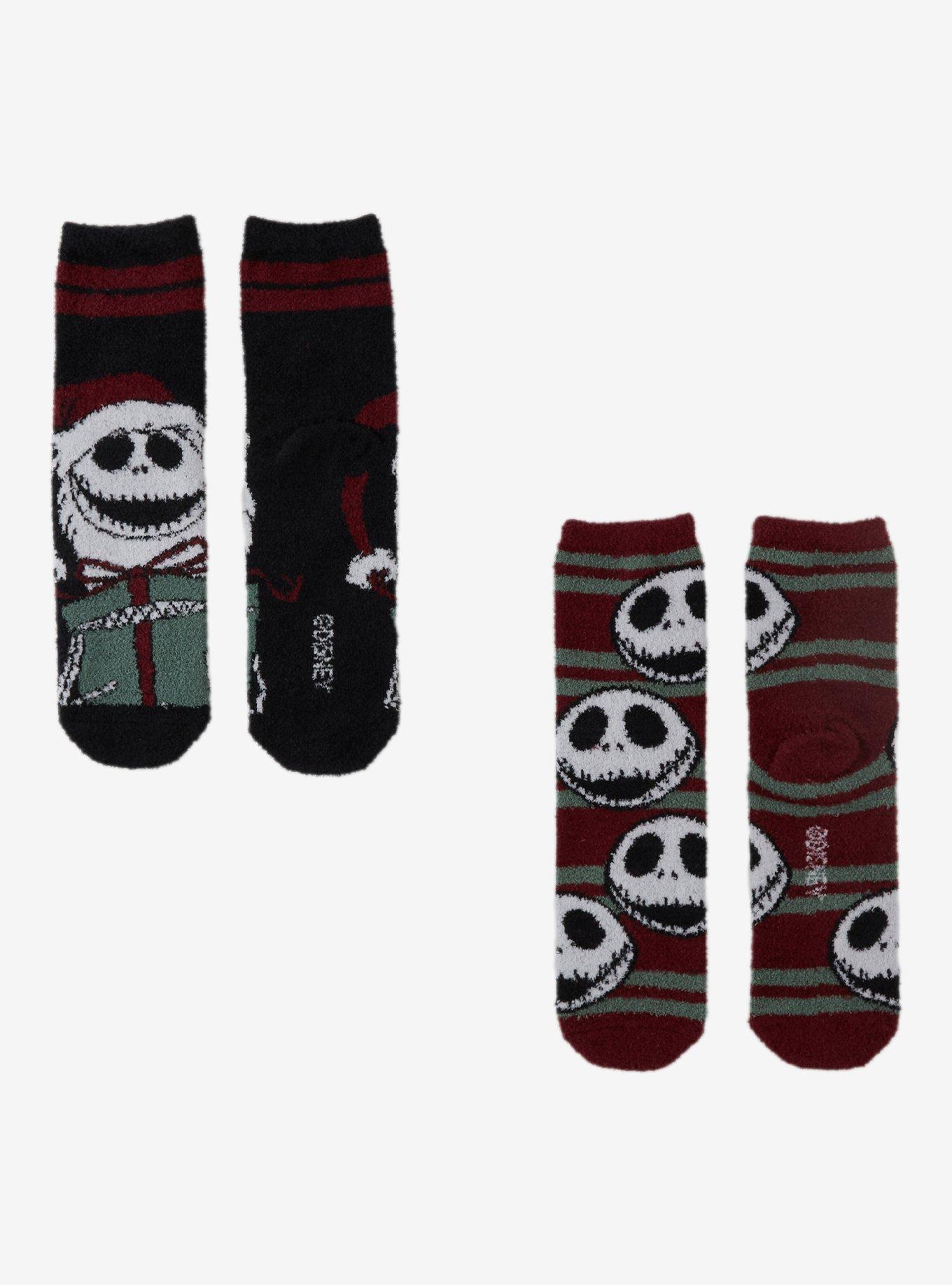 The Nightmare Before Christmas Jack Sandy Claws Cozy Socks, , hi-res