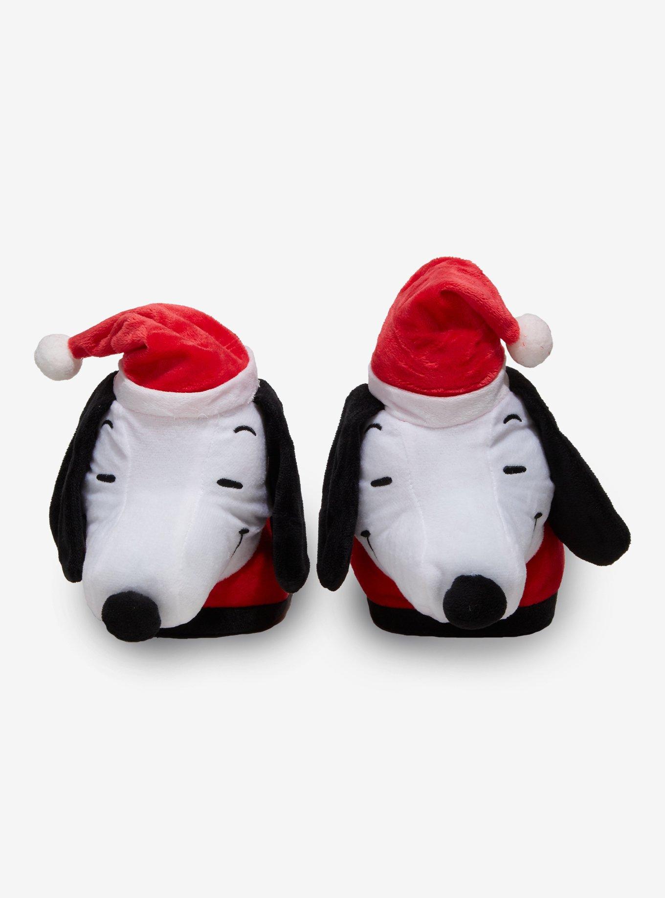 Peanuts Snoopy Santa Plush Slippers, MULTI, alternate