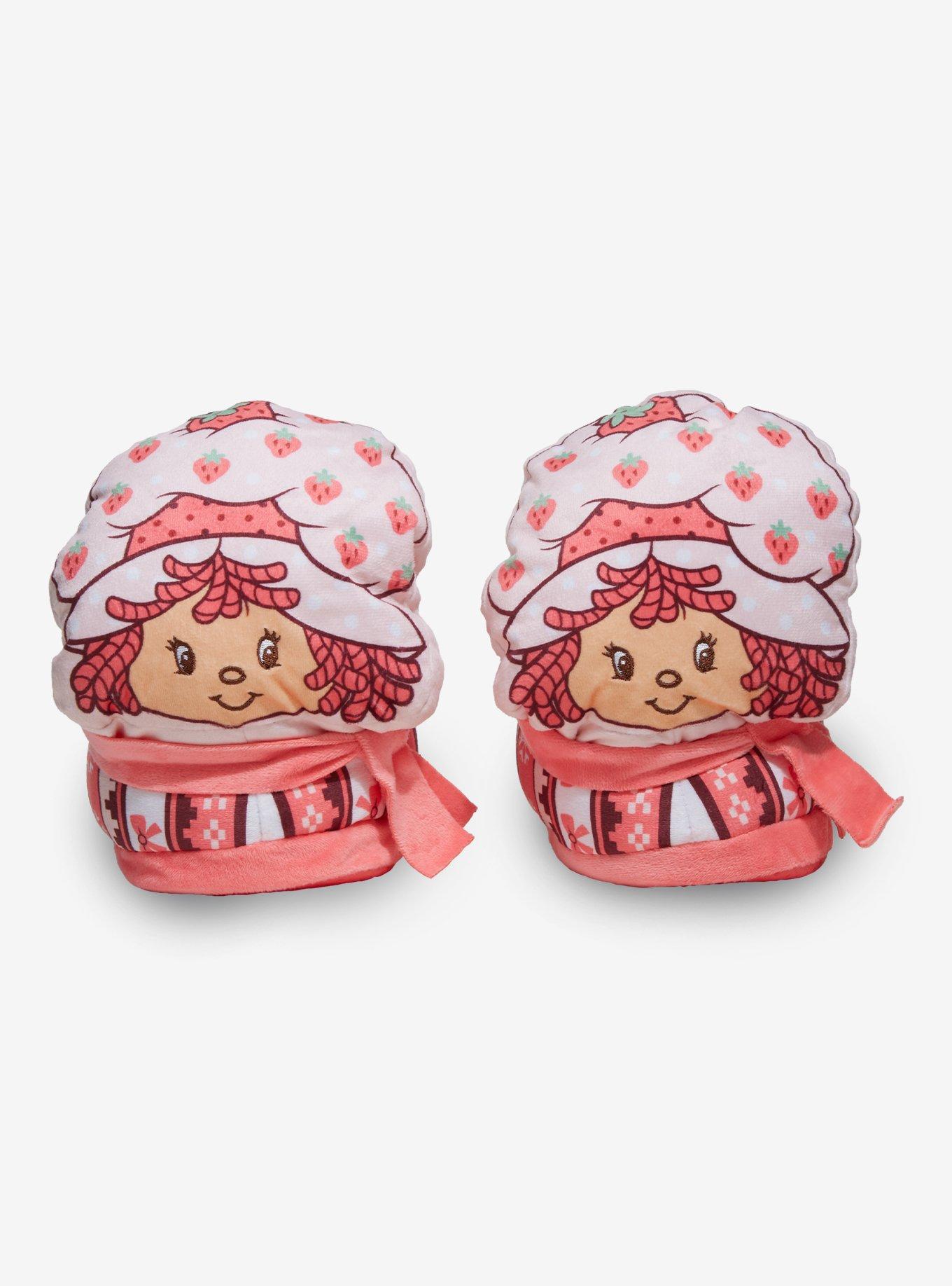 Strawberry Shortcake Fair Isle Plush Slippers, MULTI, alternate