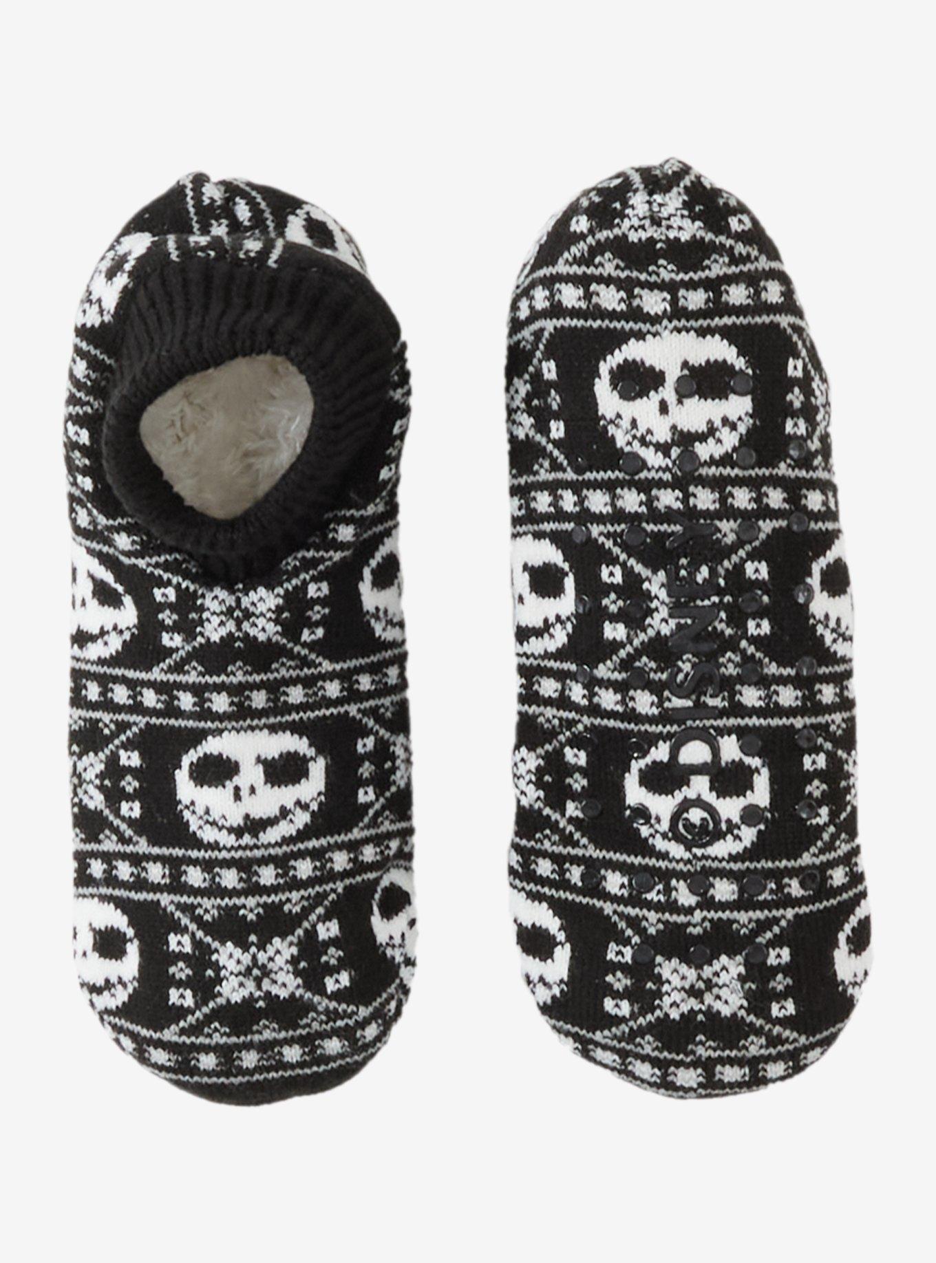 The Nightmare Before Christmas Jack Fair Isle Cozy Slippers, , hi-res