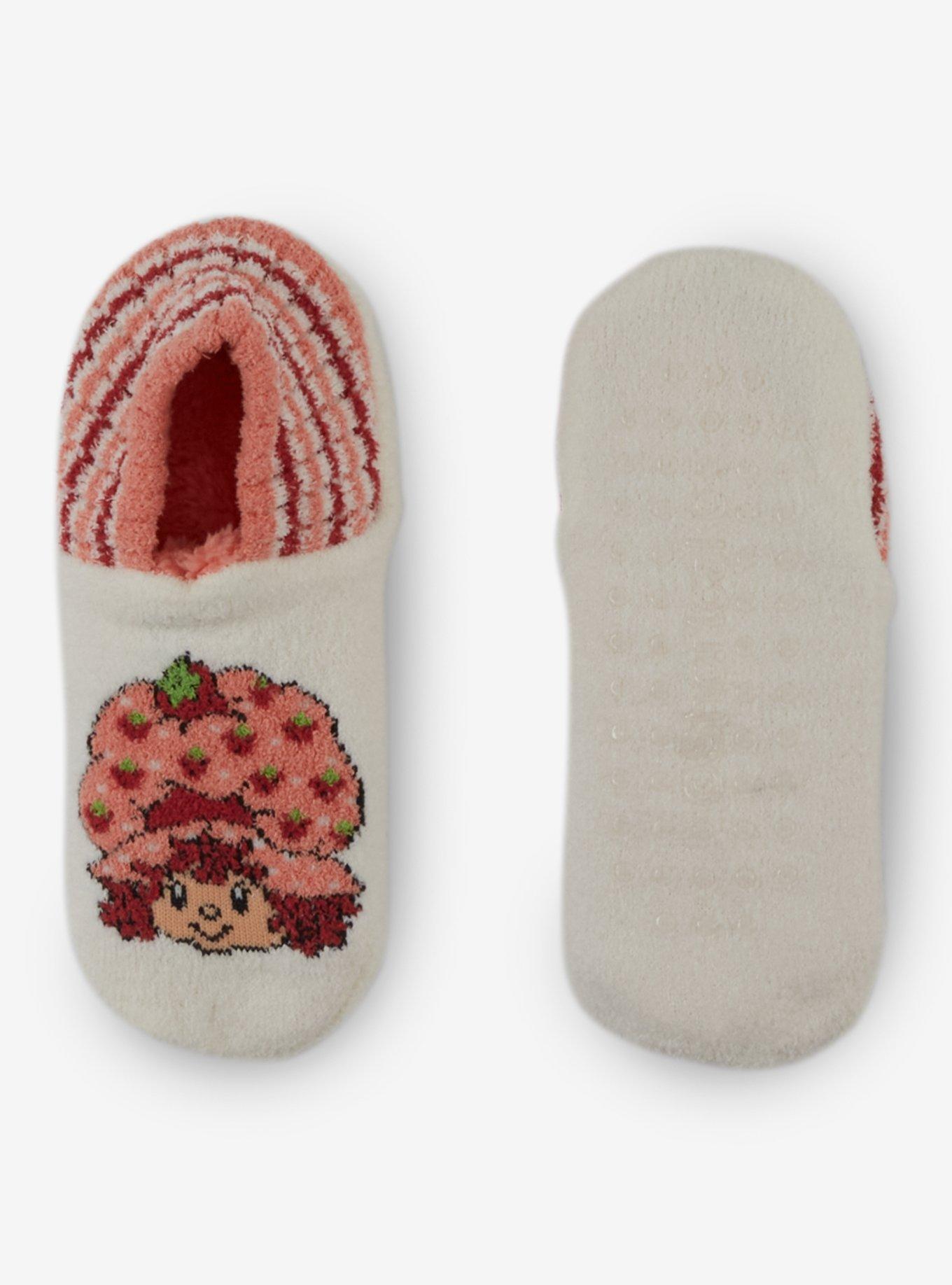 Strawberry Shortcake Stripe Cozy Slipper Socks, , hi-res