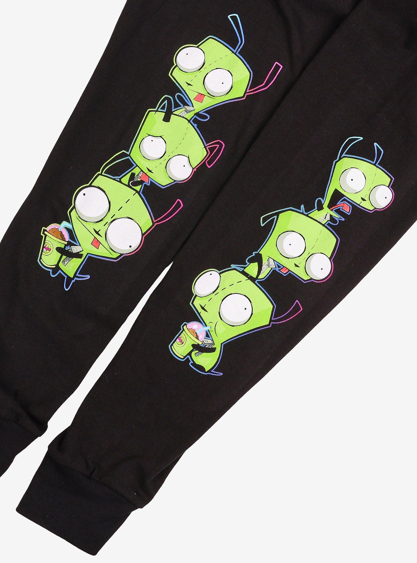 Invader Zim GIR Rainbow Gradient Long-Sleeve T-Shirt, , hi-res