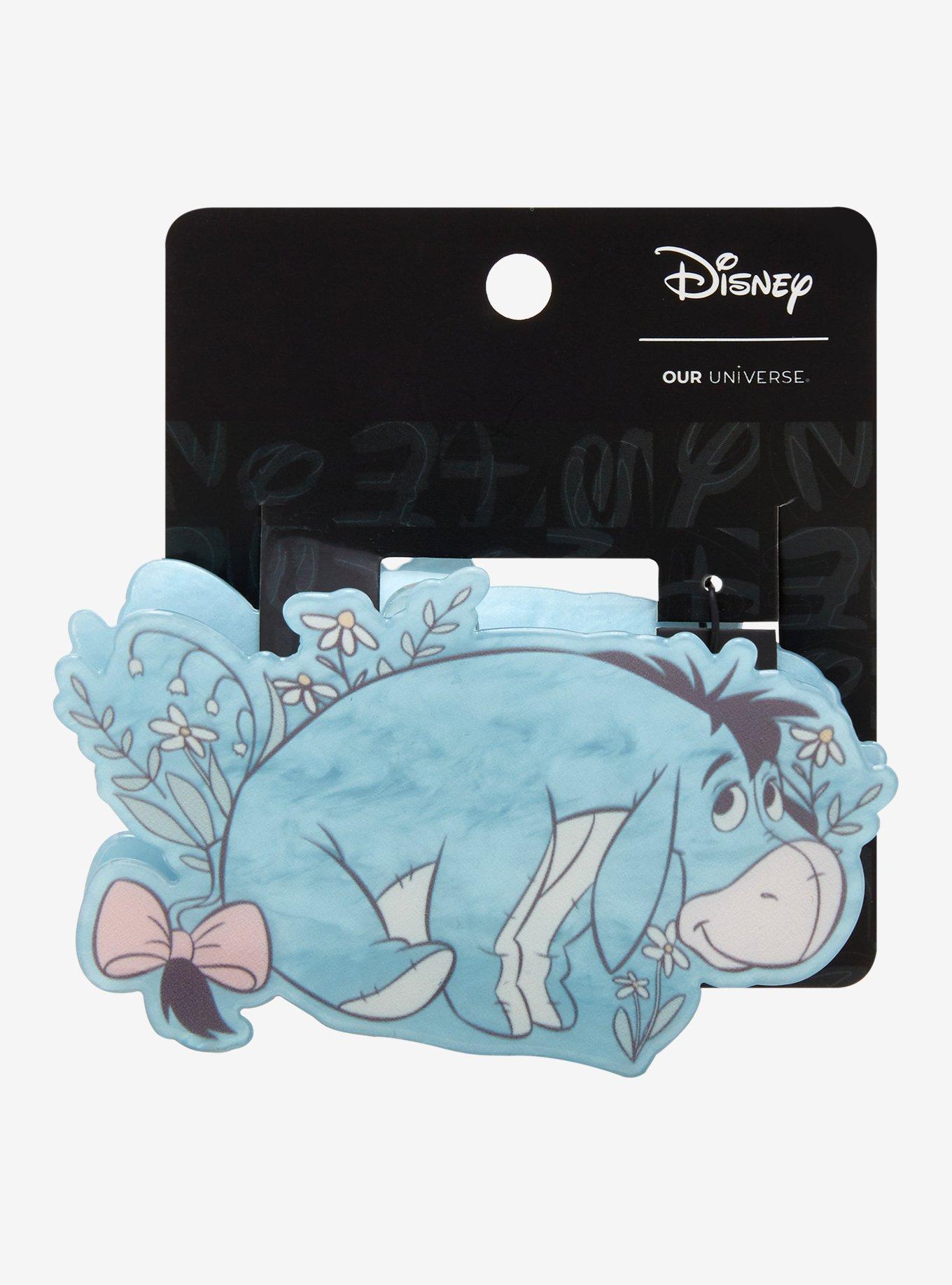 Disney Winnie The Pooh Eeyore Floral Figural Claw Clip - BoxLunch Exclusive, , alternate