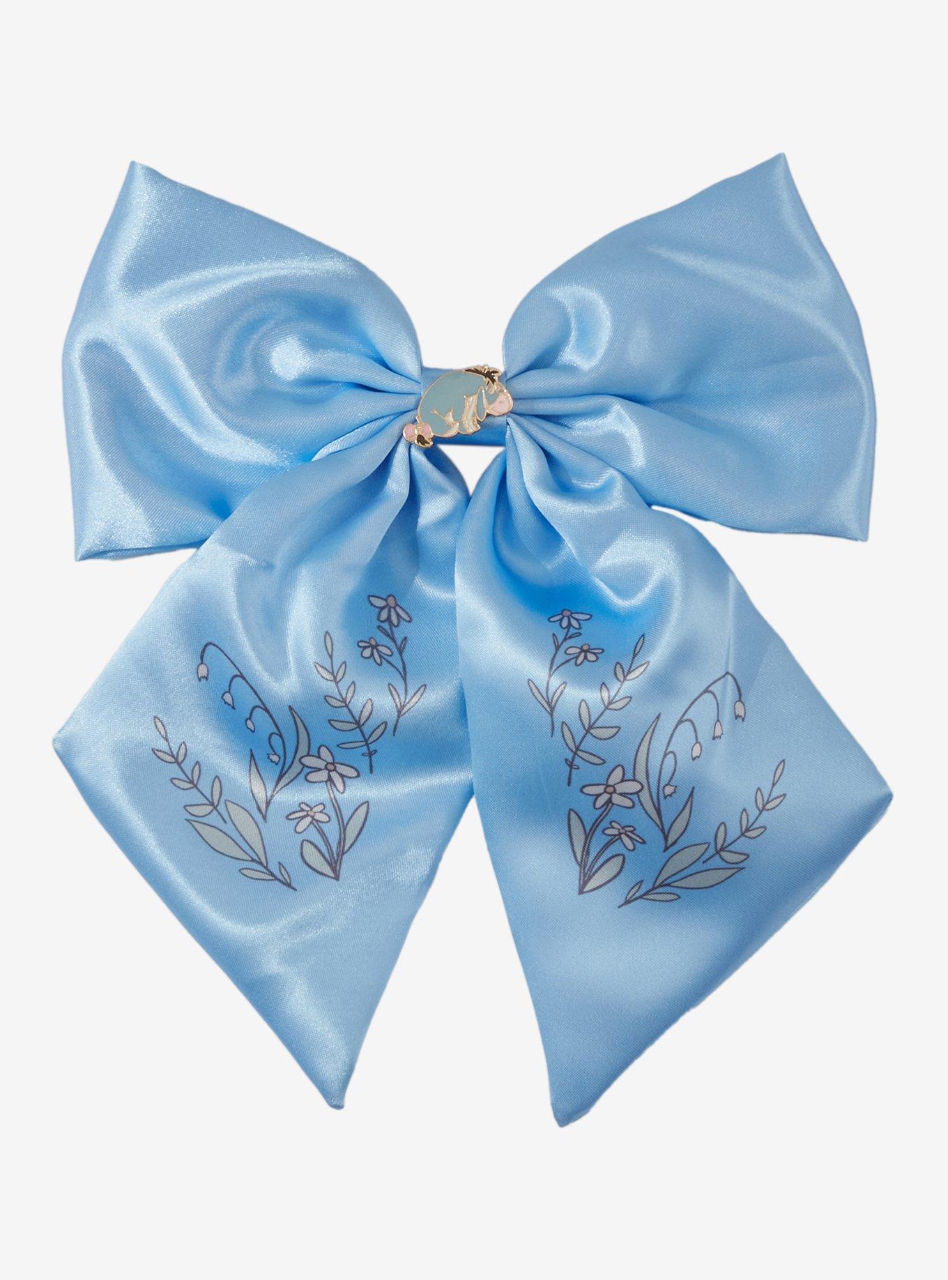 Disney Winnie the Pooh Eeyore Floral Hair Bow - BoxLunch Exclusive, , hi-res