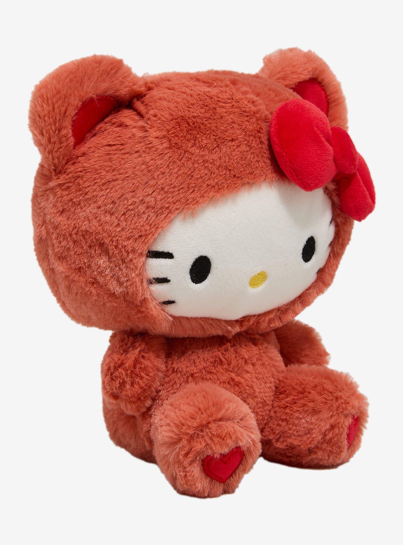 Hello Kitty Valentine's Day Bear Plush Hot Topic Exclusive, , hi-res
