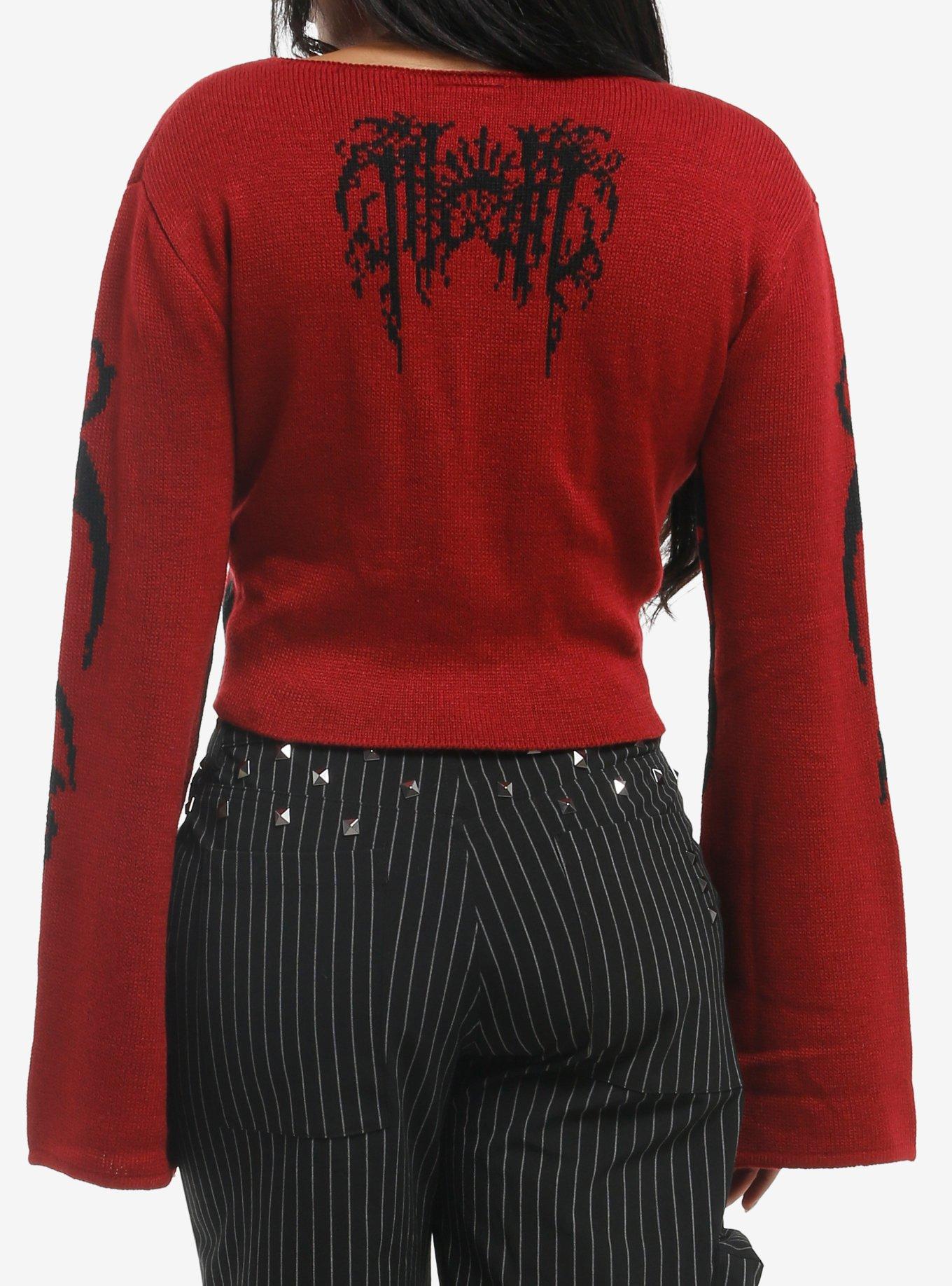 Sleep Token Runes Girls Bell Sleeve Sweater, , hi-res