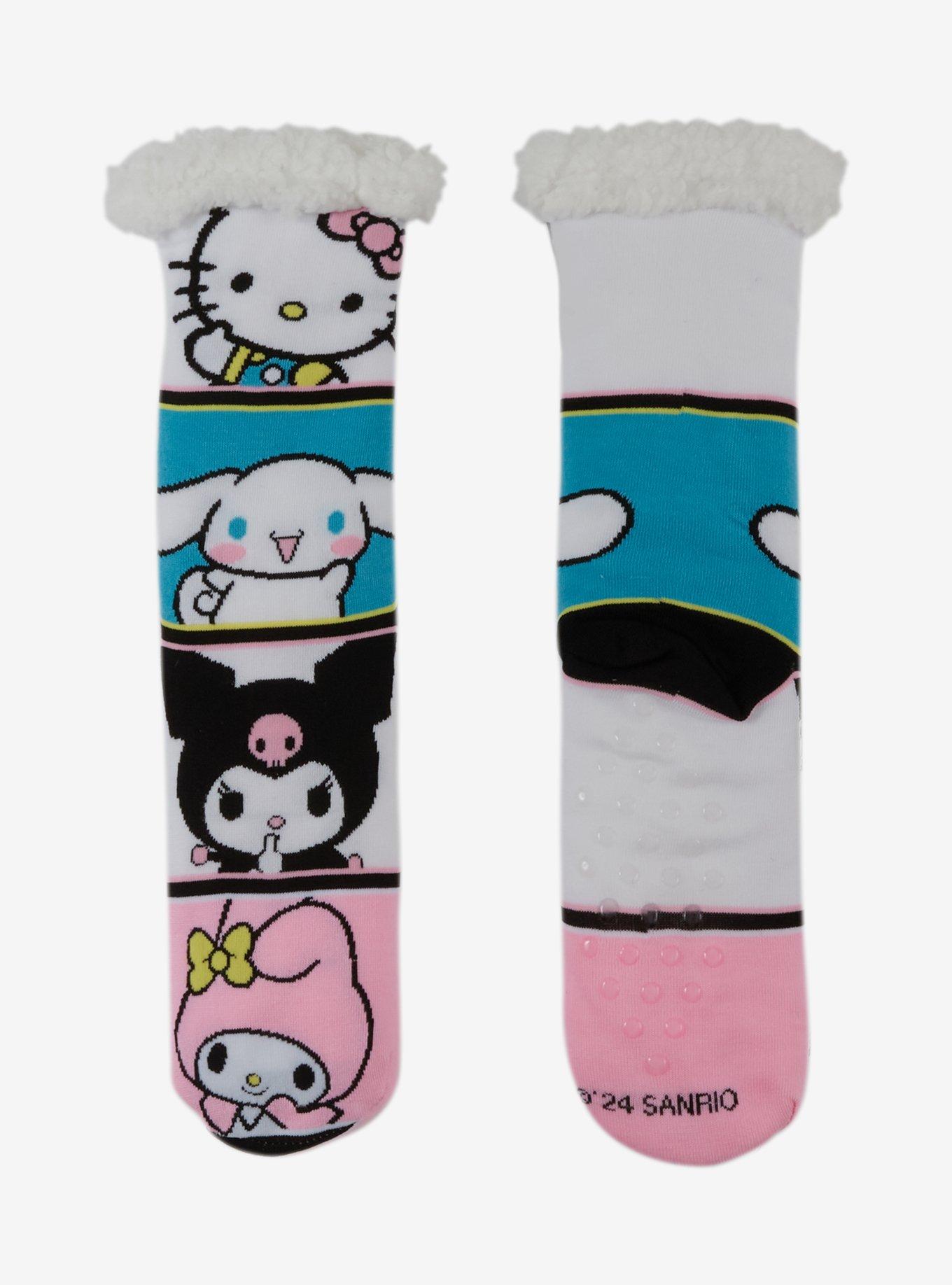 Hello Kitty And Friends Panel Cozy Slipper Socks, , hi-res
