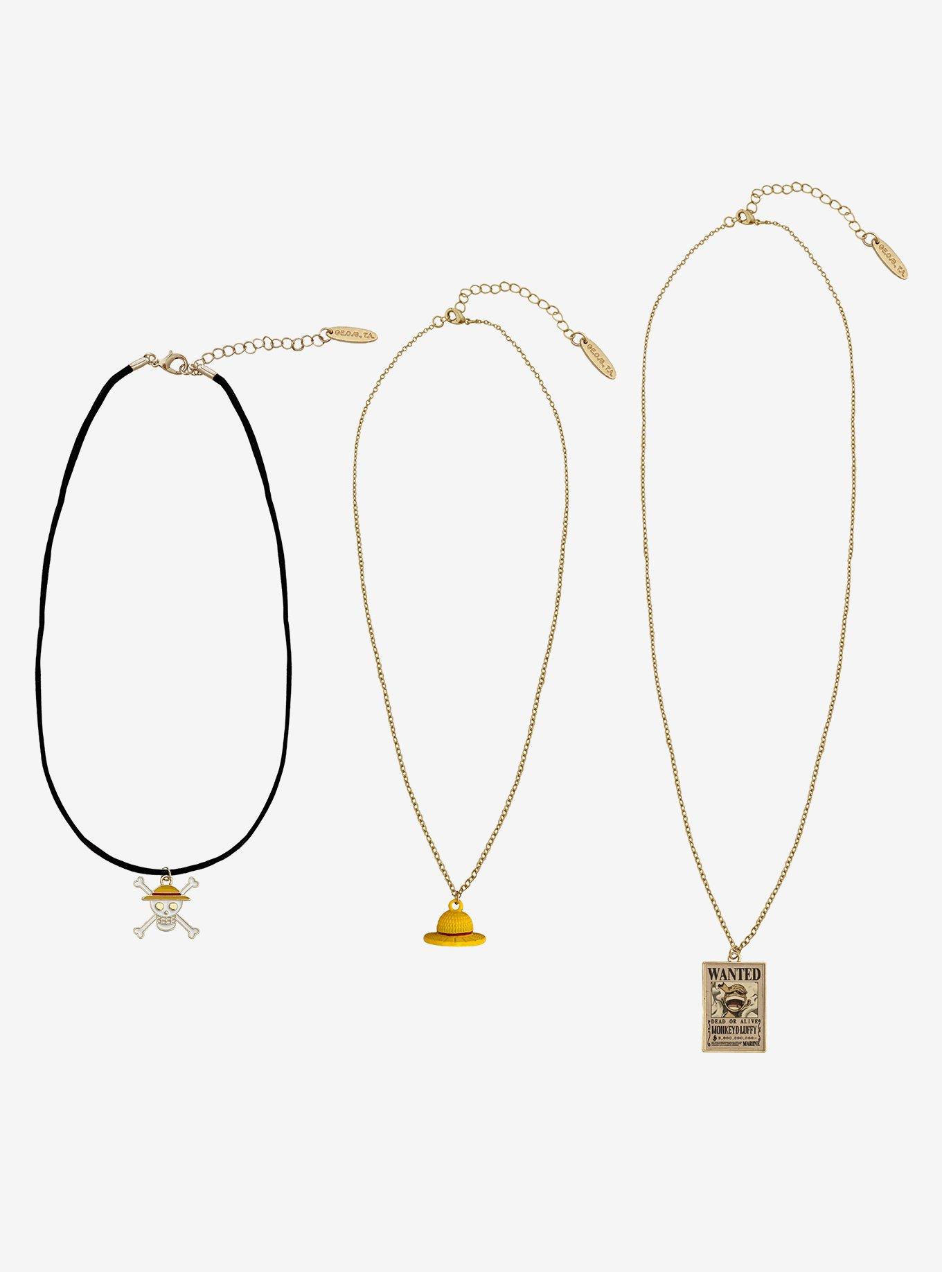 One Piece Luffy Necklace Set, , hi-res