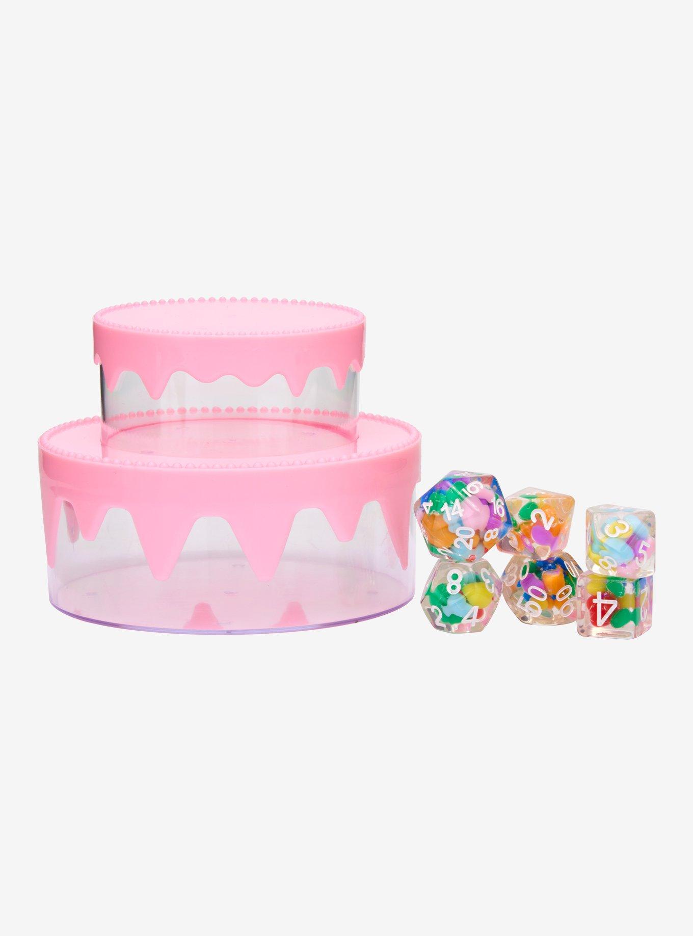 Cake Polyhedral Dice Set Hot Topic Exclusive, , hi-res