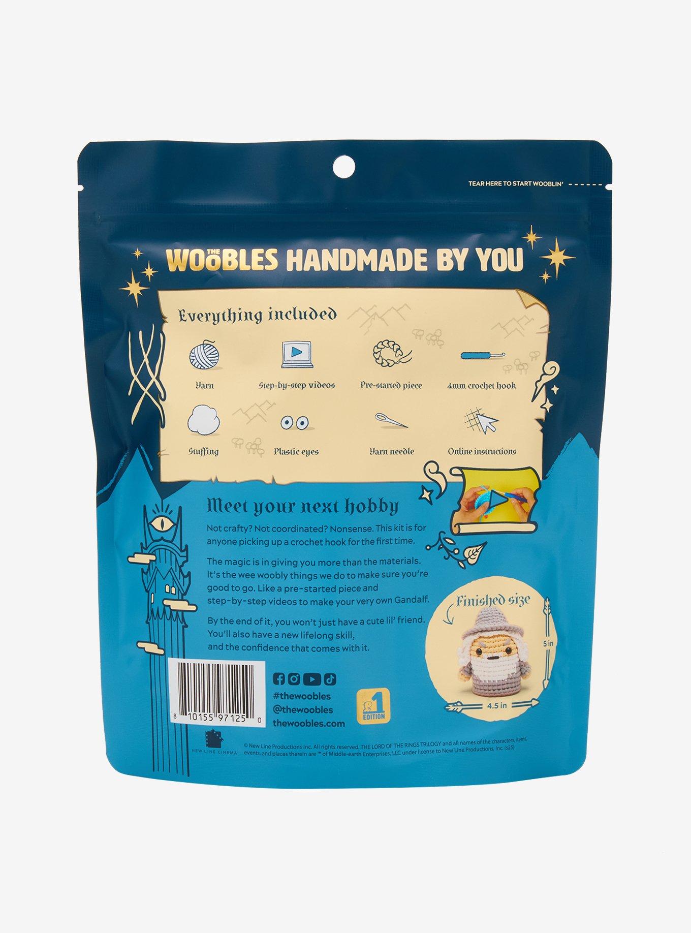 The Woobles The Lord of the Rings Gandalf Beginner Crochet Kit, , alternate