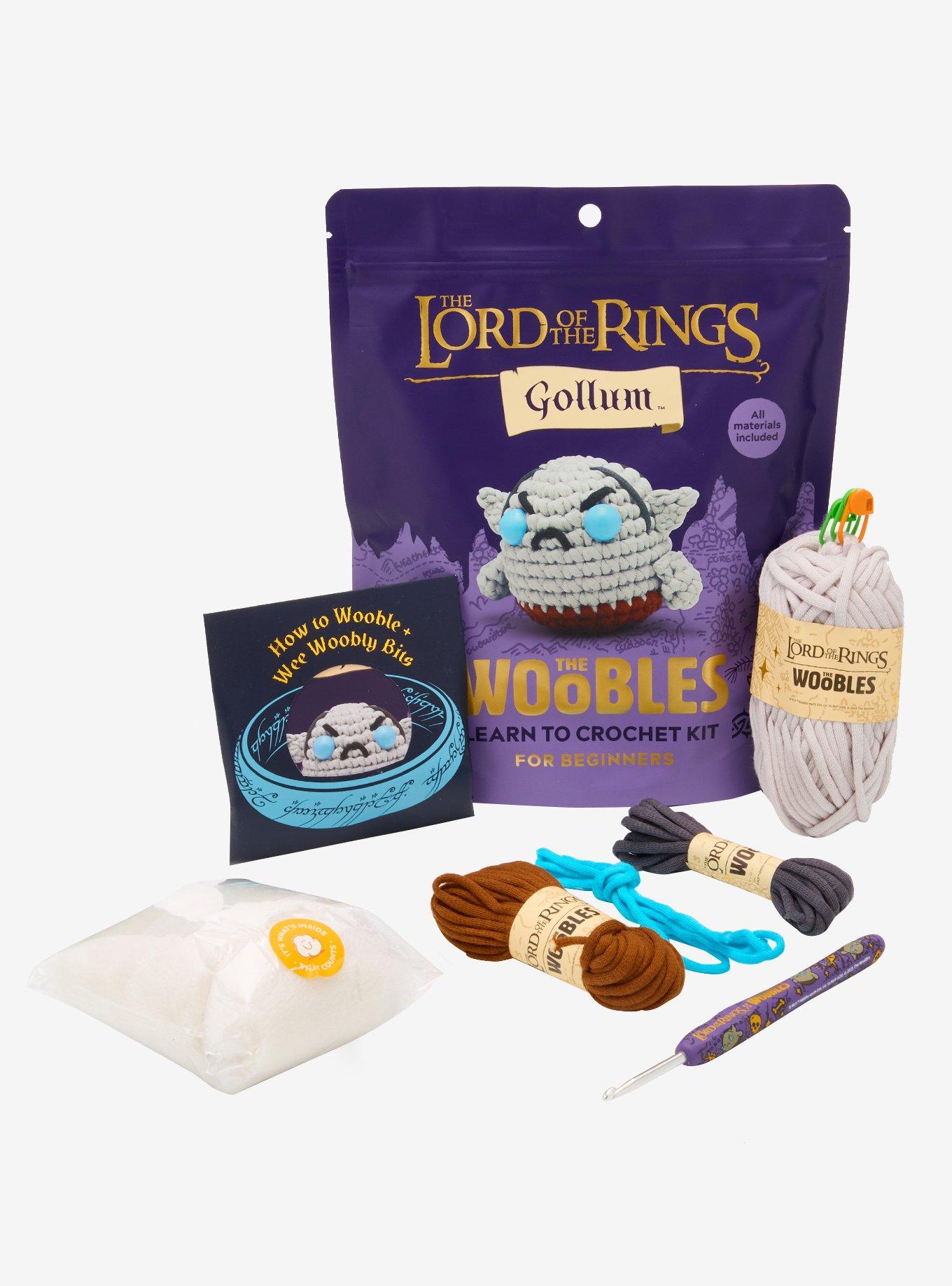The Woobles The Lord of the Rings Gollum Beginner Crochet Kit, , hi-res