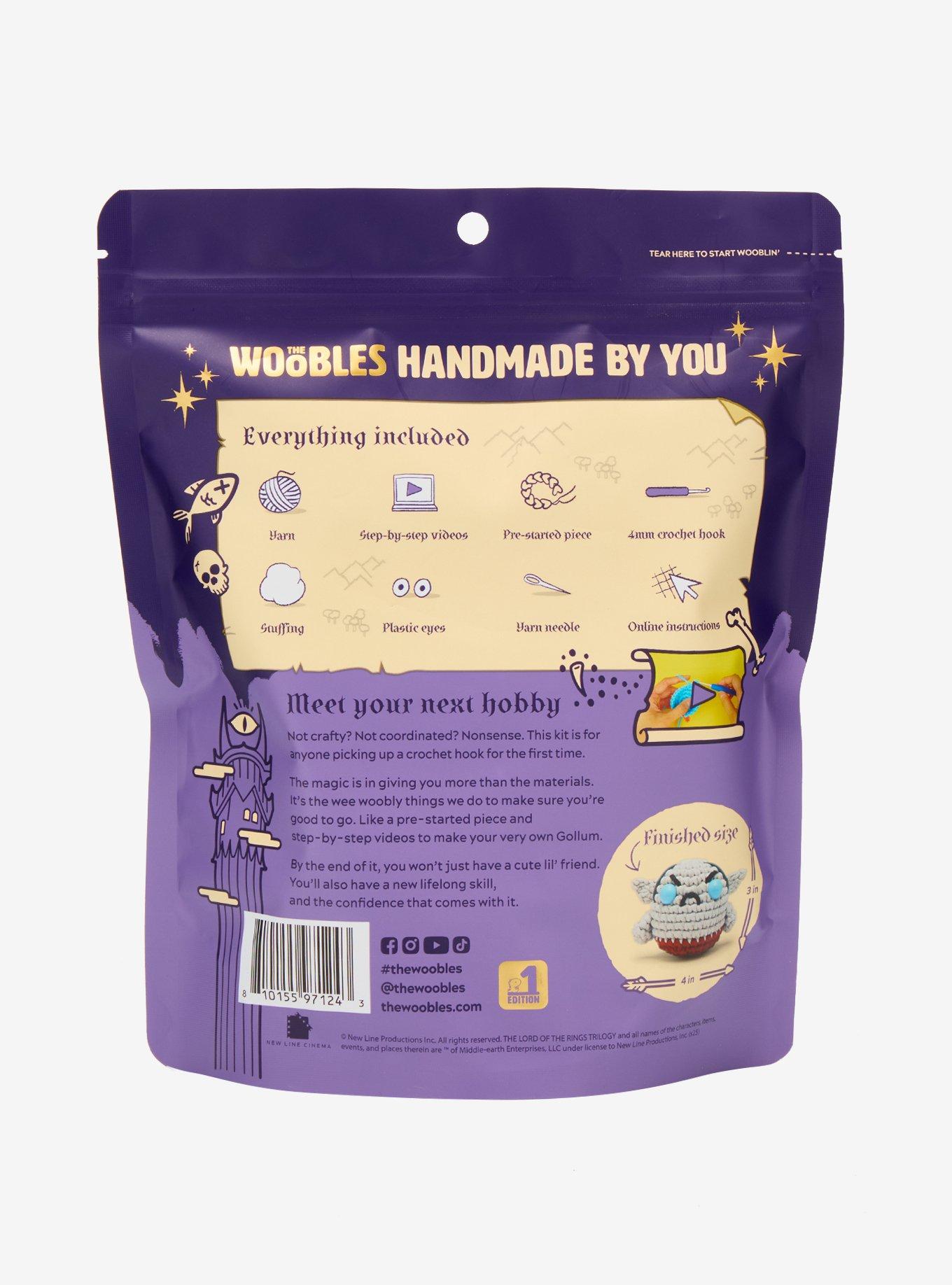 The Woobles The Lord of the Rings Gollum Beginner Crochet Kit, , alternate