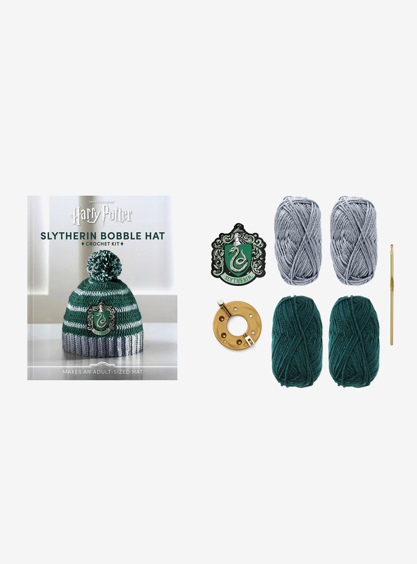Harry Potter Slytherin Bobble Hat Crochet Kit, , alternate