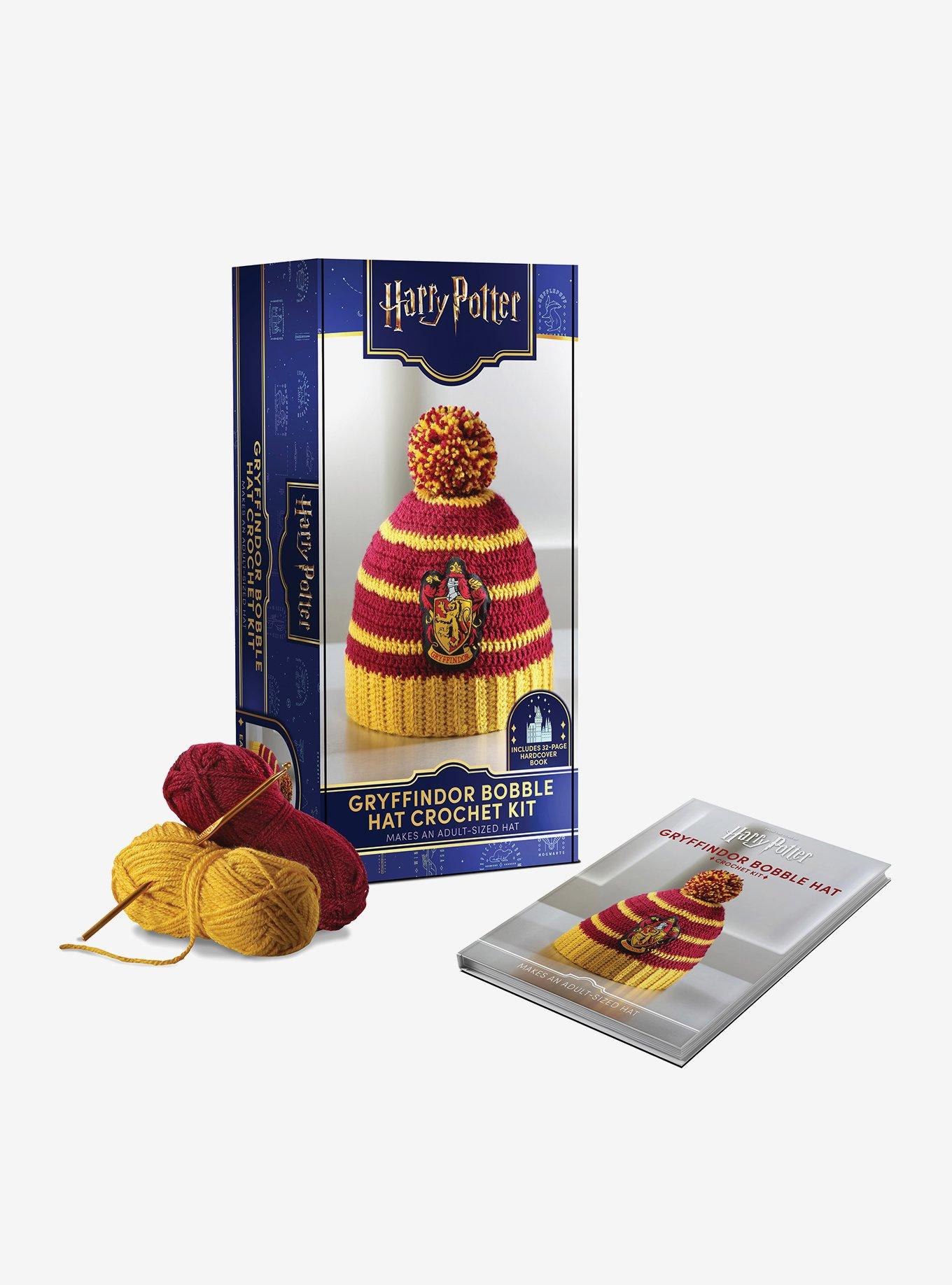 Harry Potter Gryffindor Bobble Hat Crochet Kit, , hi-res