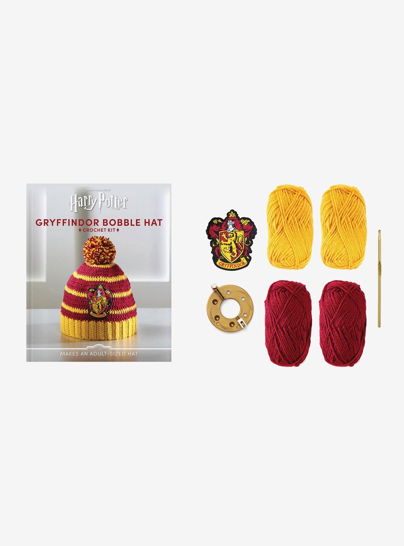 Harry Potter Gryffindor Bobble Hat Crochet Kit, , alternate