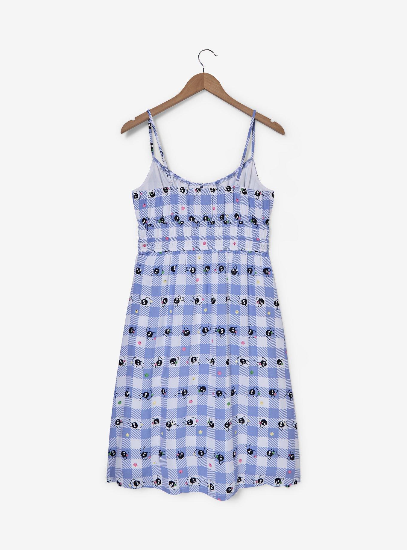 Studio Ghibli&reg; Spirited Away Soot Sprites Gingham Midi Dress, , hi-res