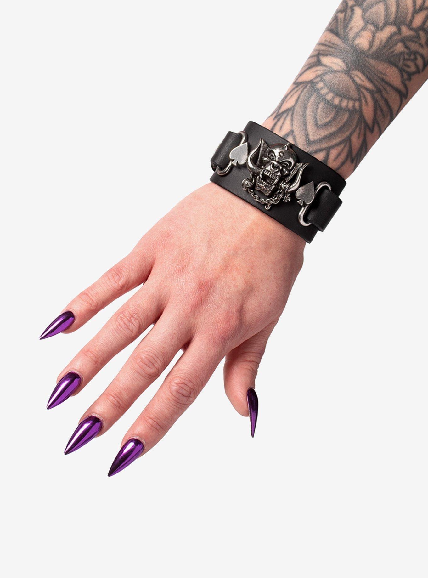 Alchemy of England Motorhead Warpig Bracelet Leather Wriststrap, , hi-res